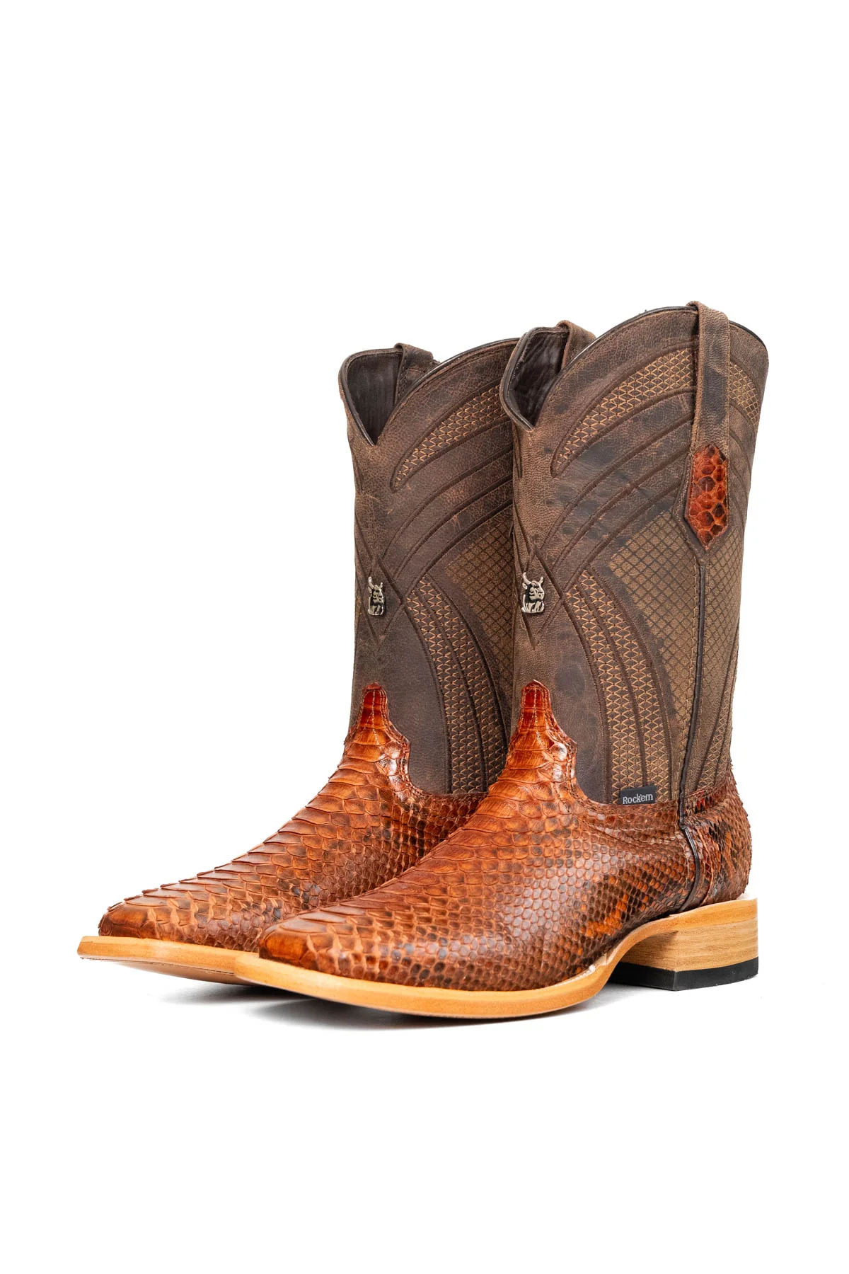 Monroe Python Square Toe Cowboy Boot - Image 13