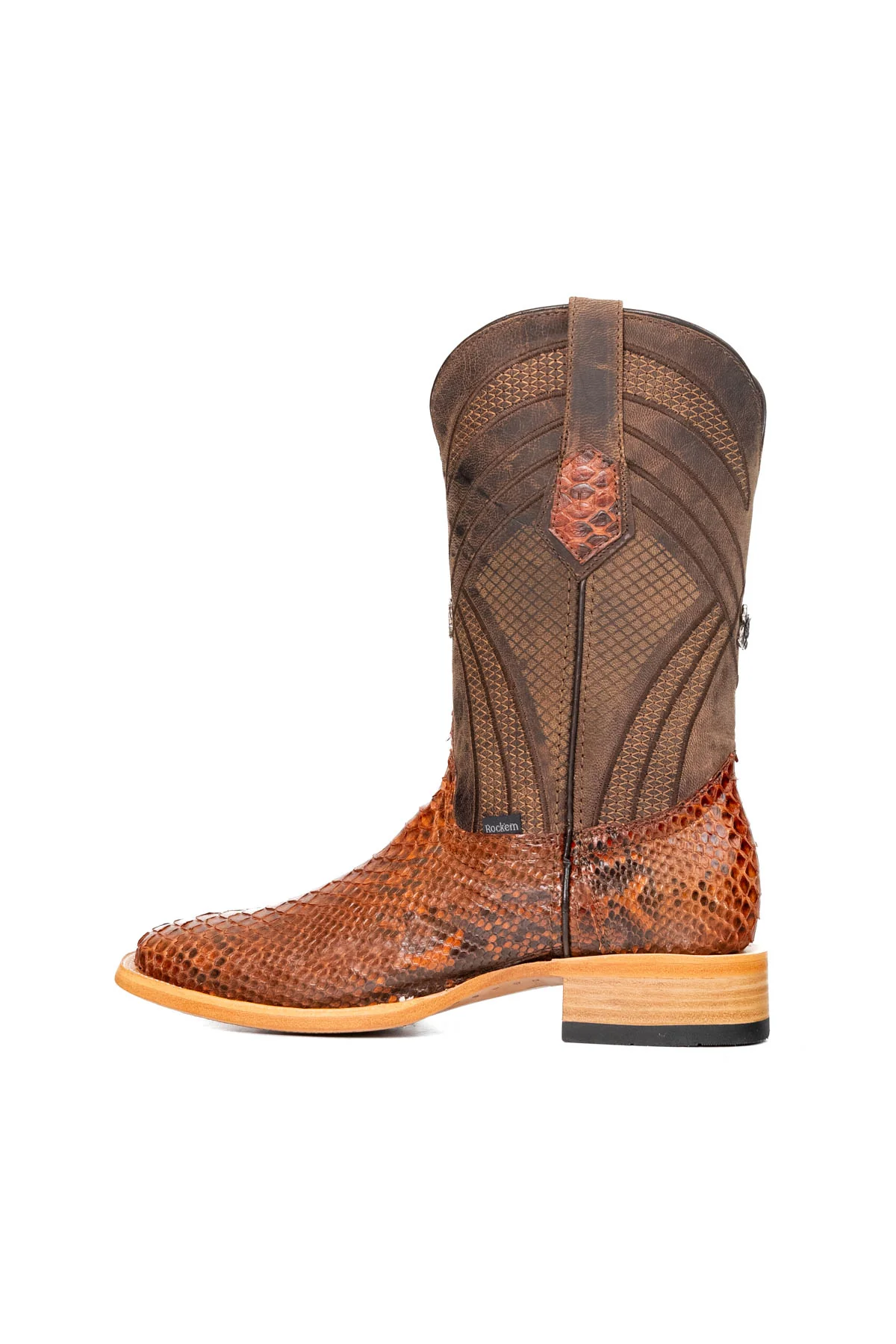 Monroe Python Square Toe Cowboy Boot - Image 14