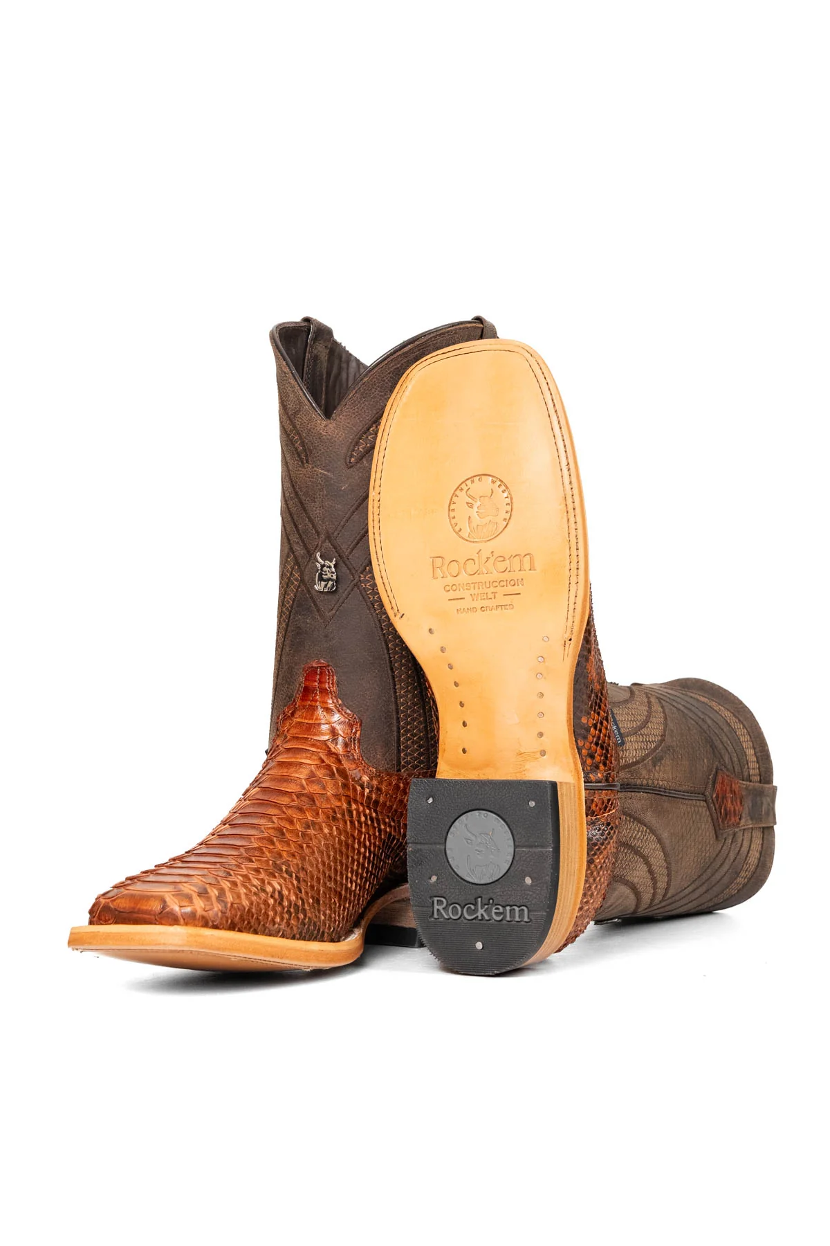 Monroe Python Square Toe Cowboy Boot - Image 16