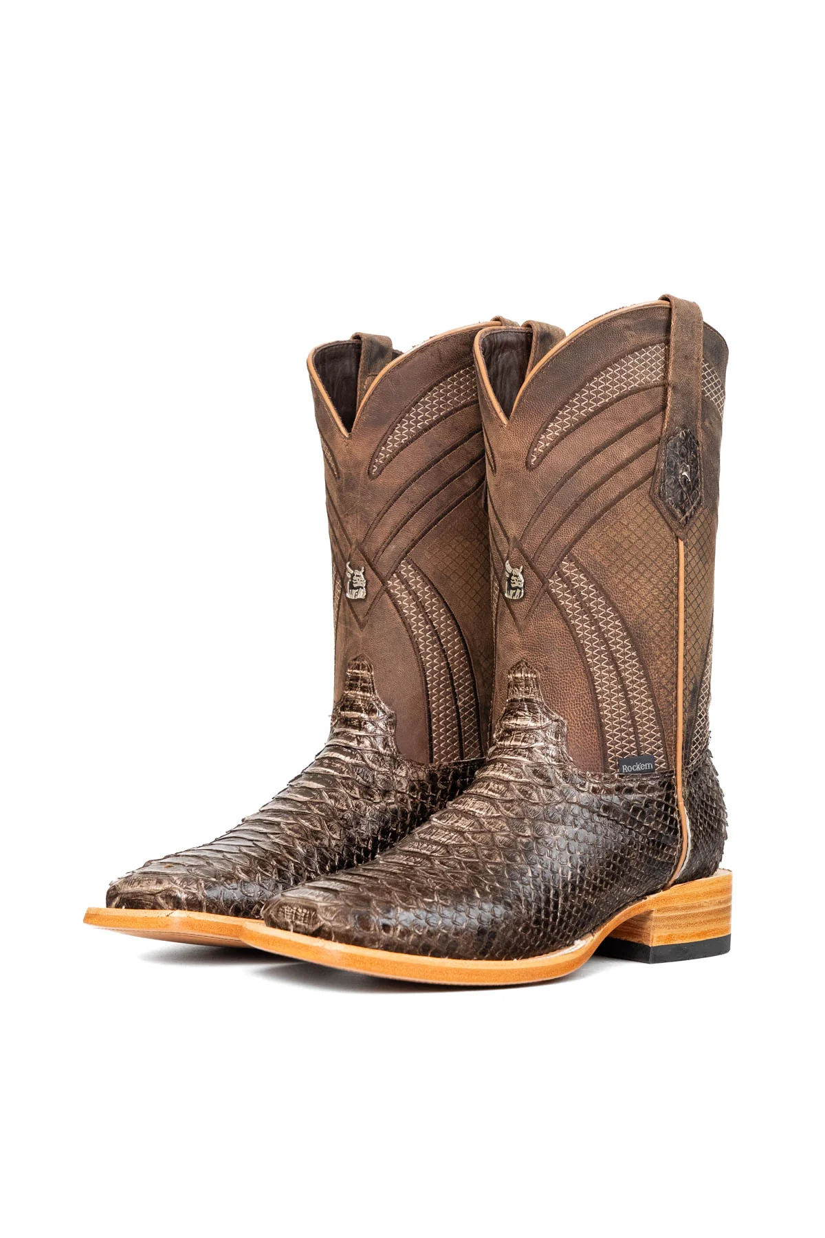 Monroe Python Square Toe Cowboy Boot - Image 18