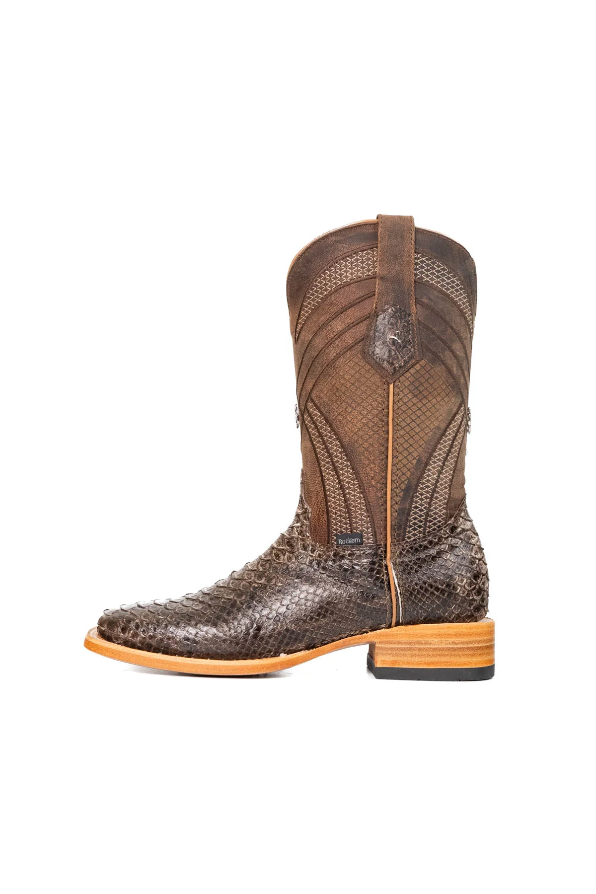 Monroe Python Square Toe Cowboy Boot - Image 19
