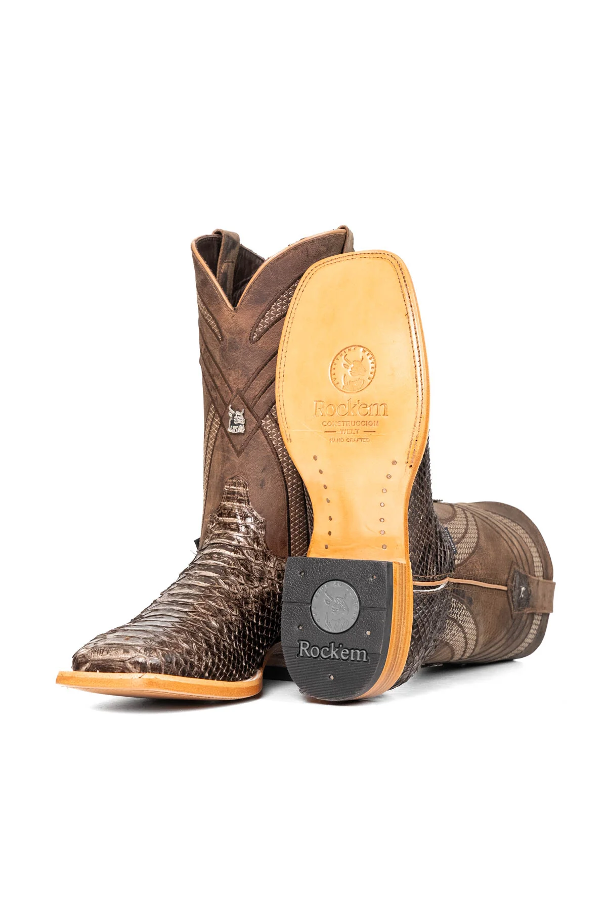 Monroe Python Square Toe Cowboy Boot - Image 22