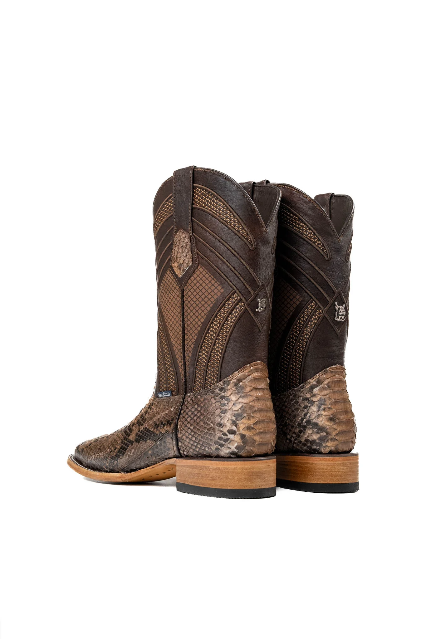 Monroe Python Square Toe Cowboy Boot - Image 3