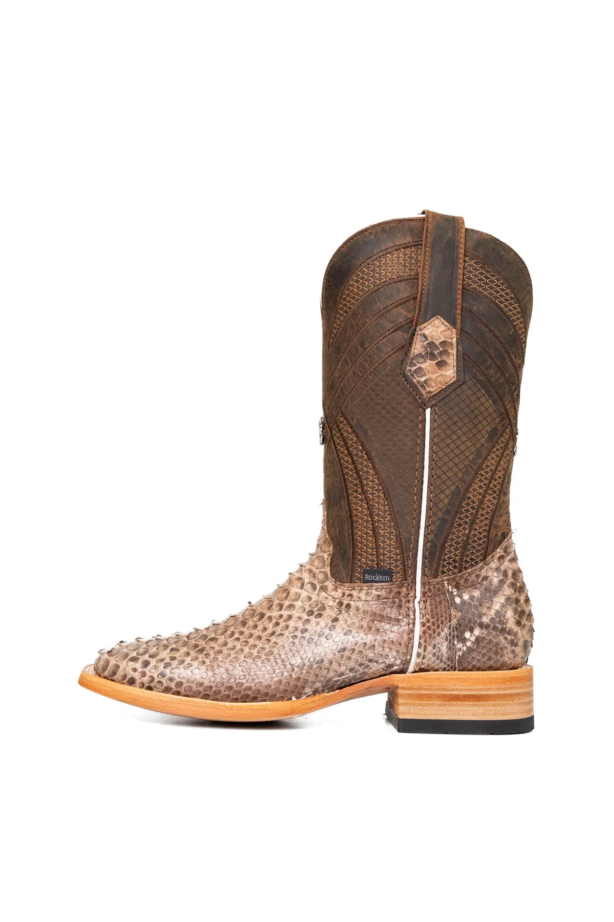 Monroe Python Square Toe Cowboy Boot - Image 31