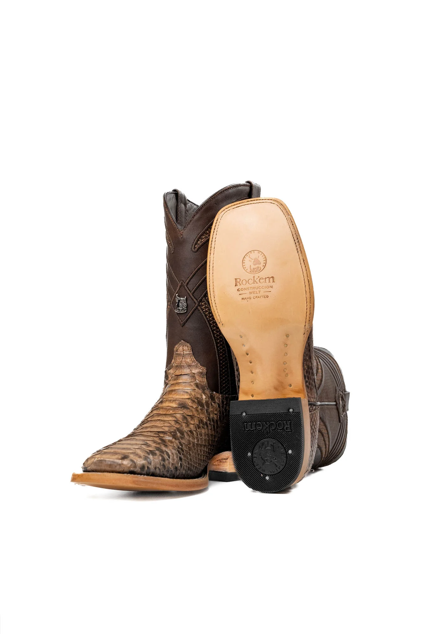 Monroe Python Square Toe Cowboy Boot - Image 4