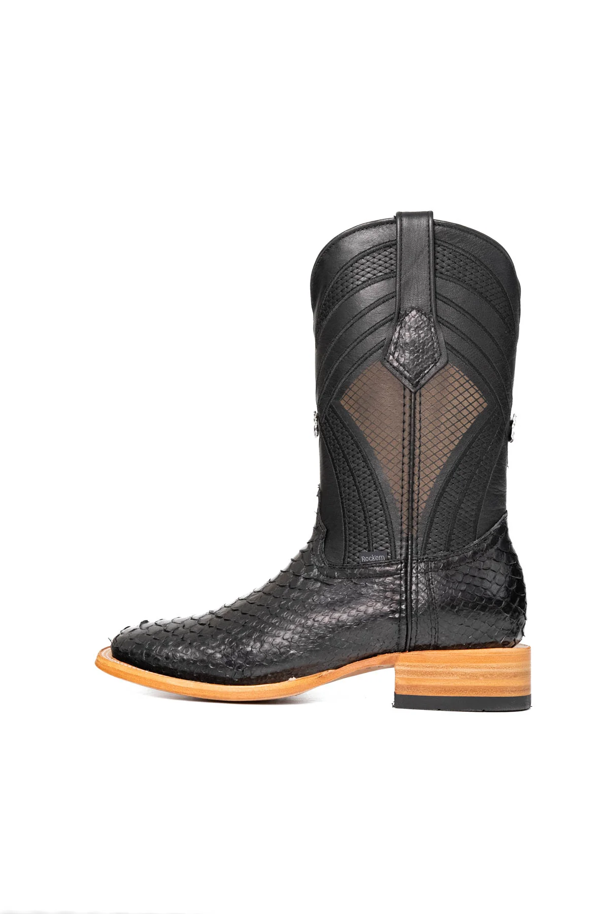 Monroe Python Square Toe Cowboy Boot - Image 8