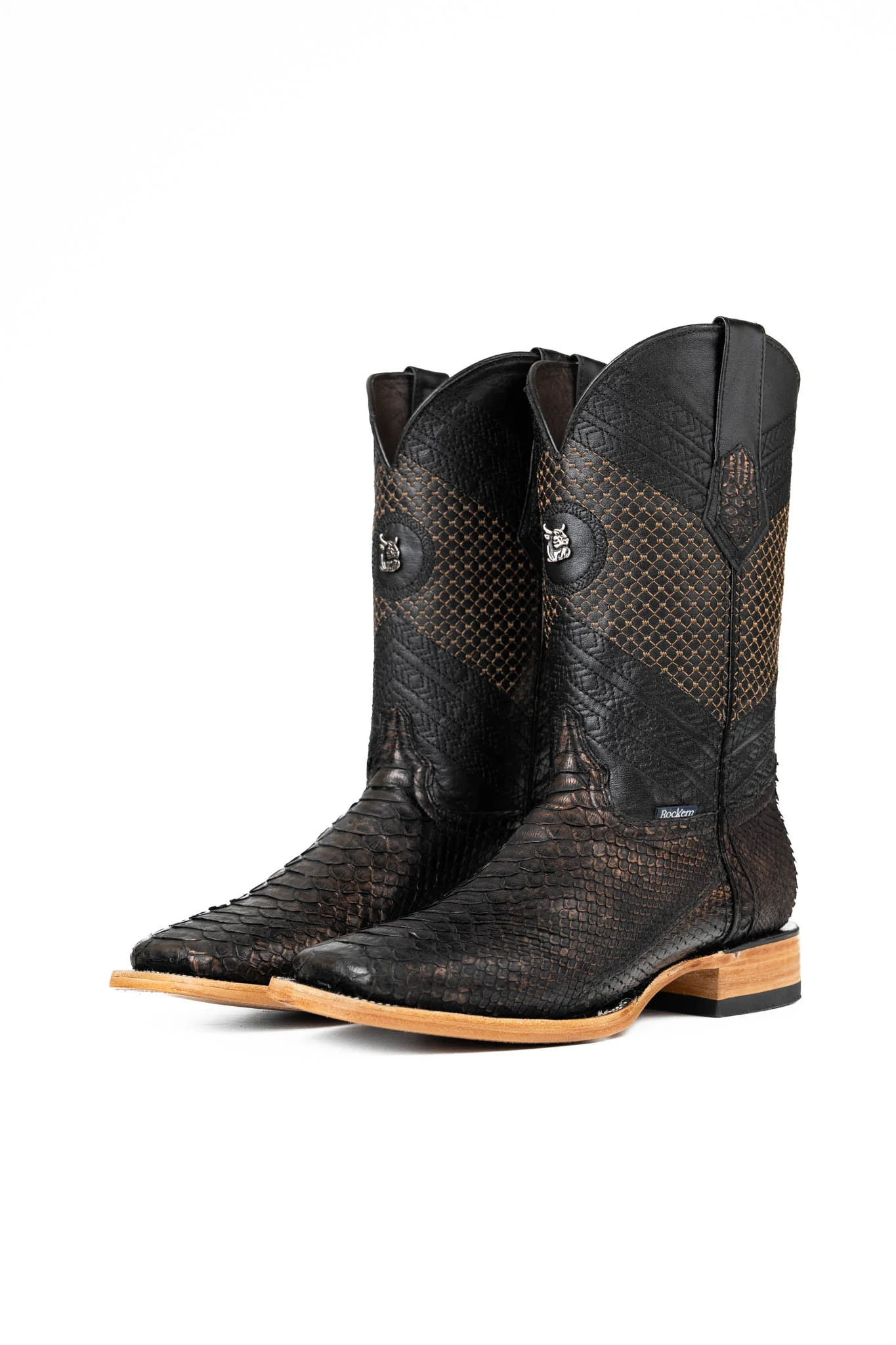 Andersen Python Square Toe Cowboy Boot - Image 18