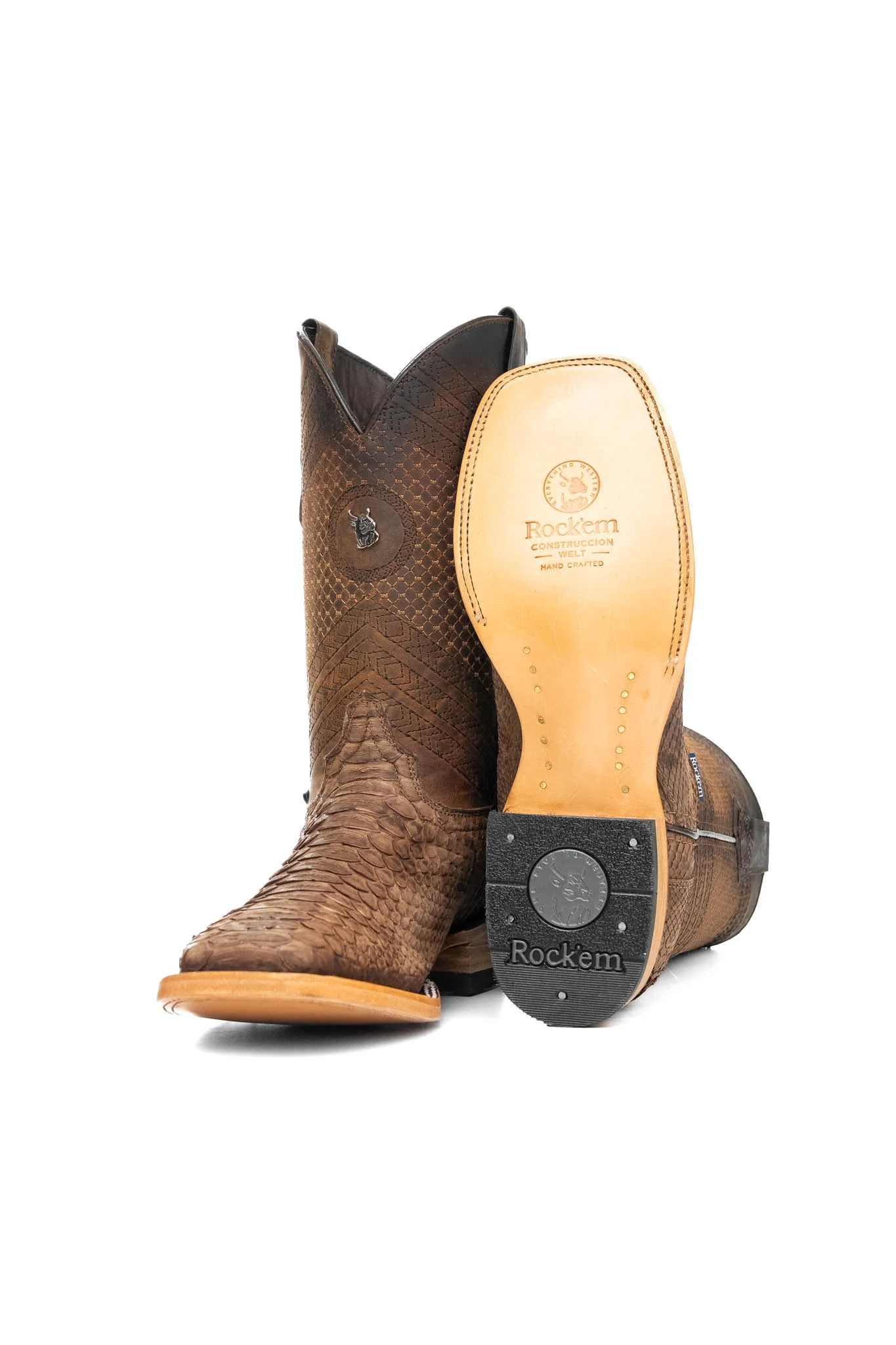 Andersen Python Square Toe Cowboy Boot - Image 34