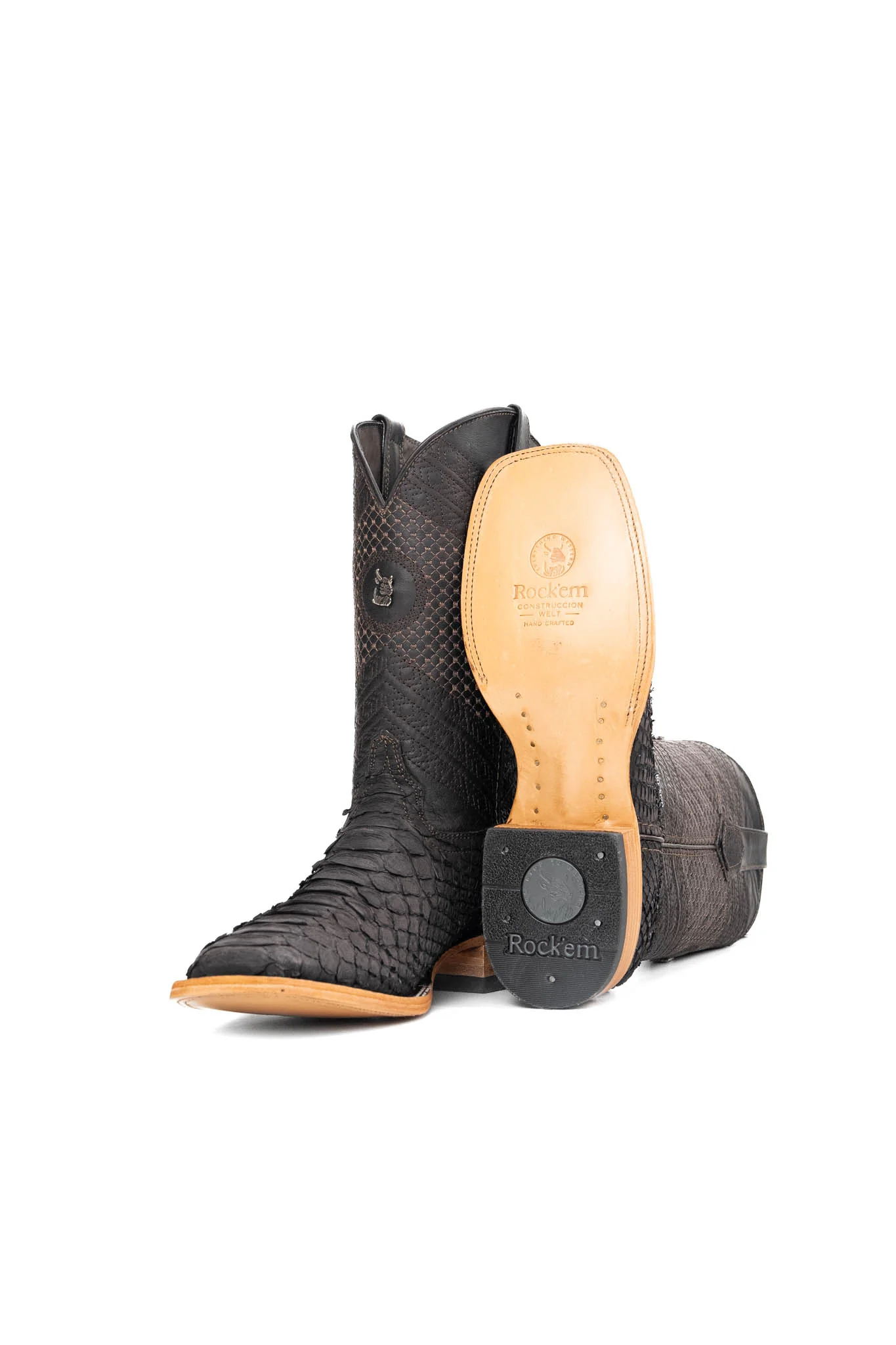 Andersen Python Square Toe Cowboy Boot - Image 4