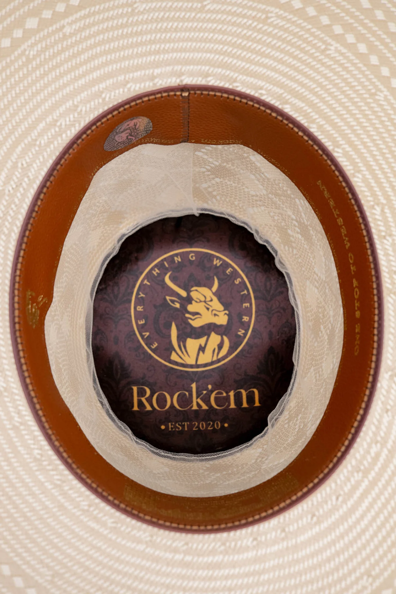Rock'em 100X Ranch Hand Open Crown Straw Hat - Image 6