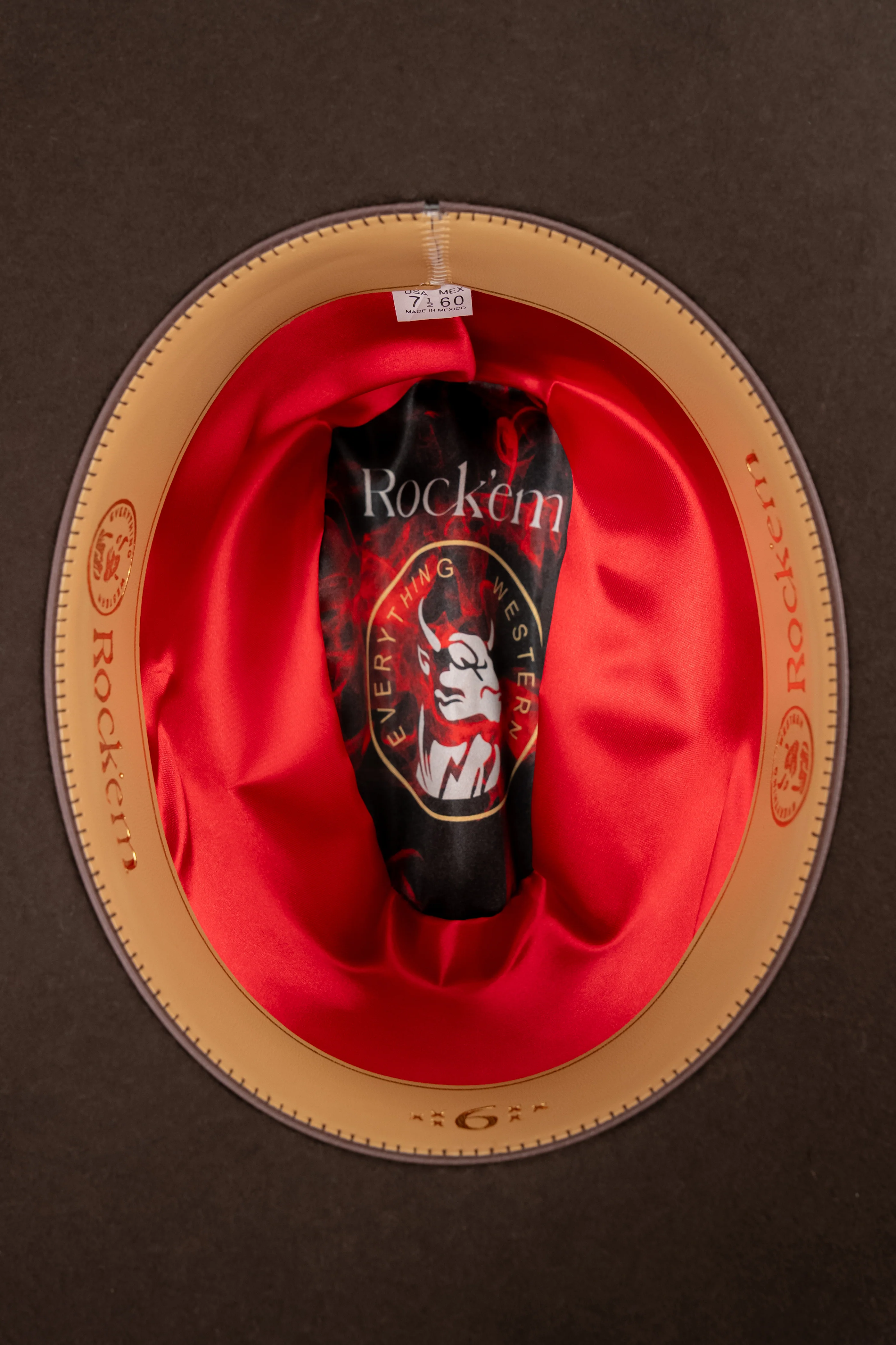 Rock'em Tall Crown Sinaloa 6X Felt Hat - Image 11