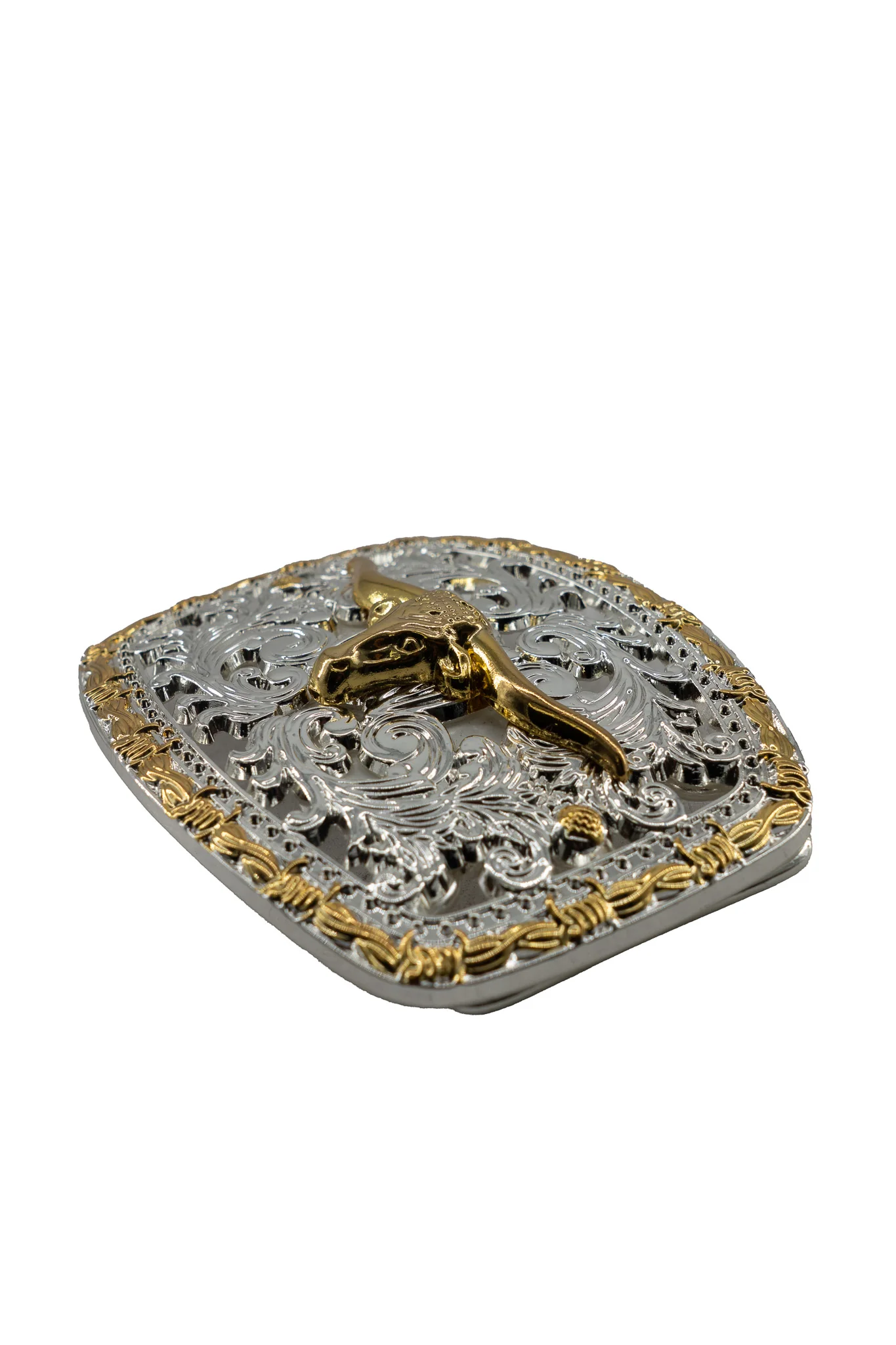 Regal Filigree Longhorn Belt Buckle - Image 2