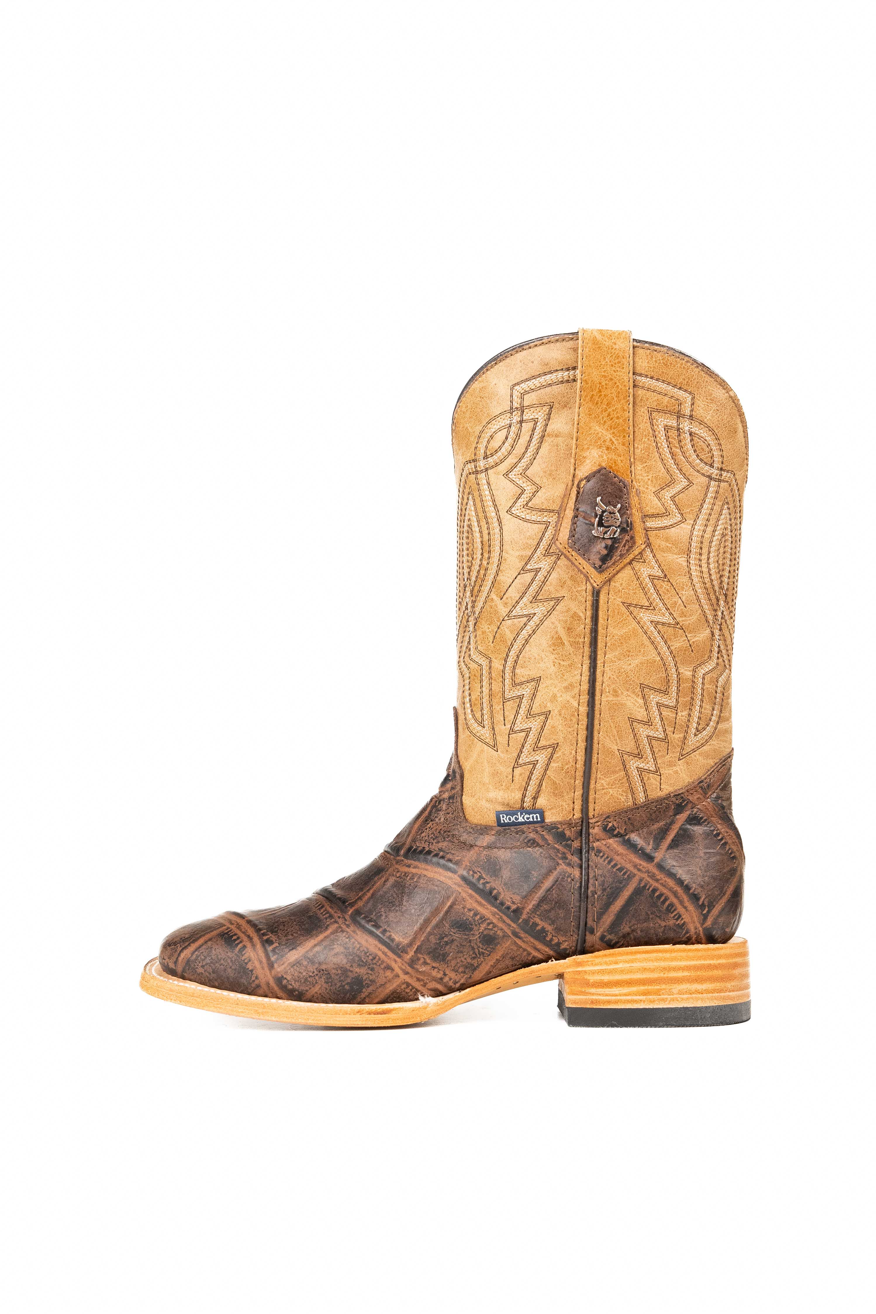 Renegate Alligator Square Toe Cowboy Boot - Image 2