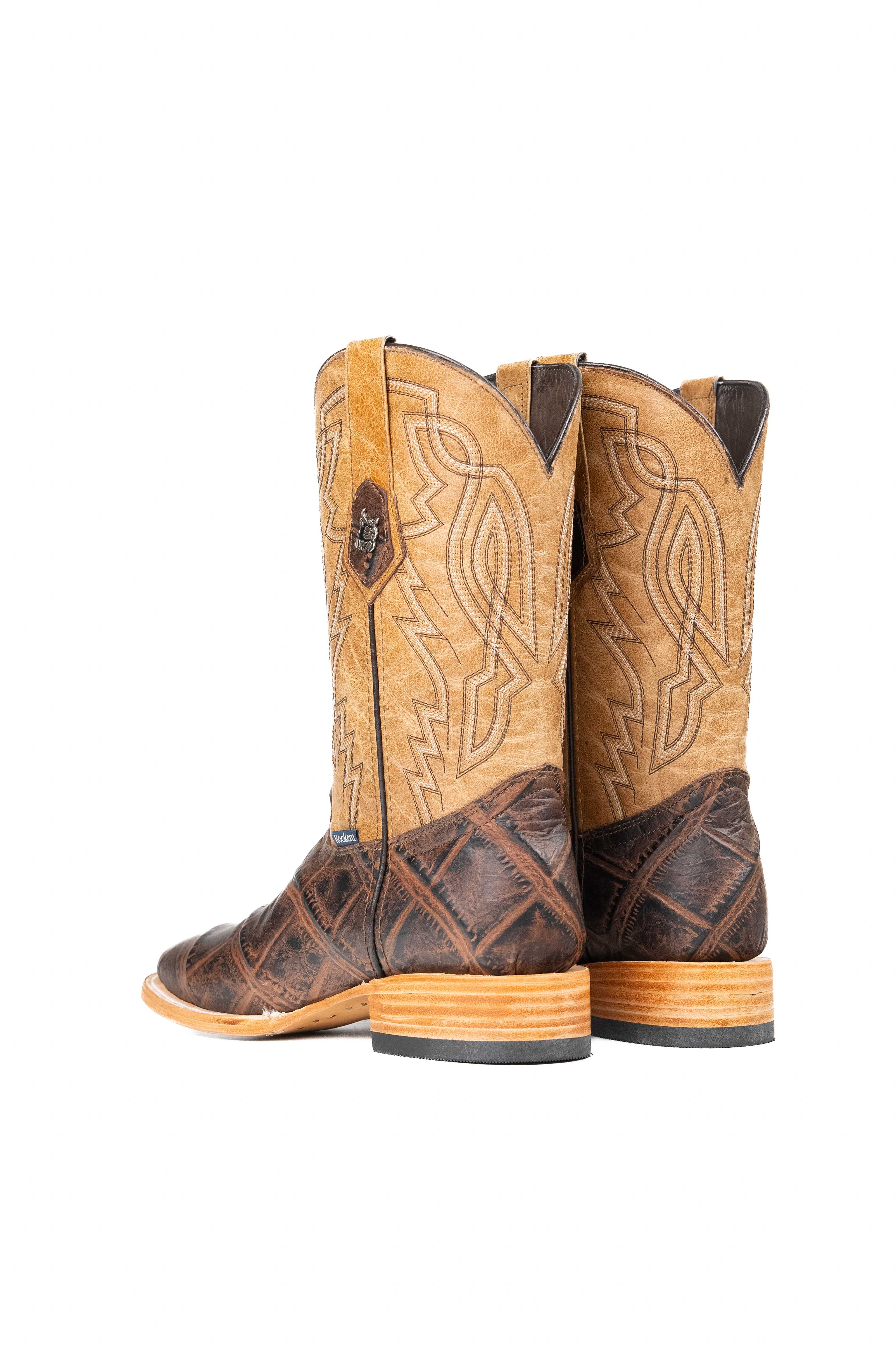 Renegate Alligator Square Toe Cowboy Boot - Image 3