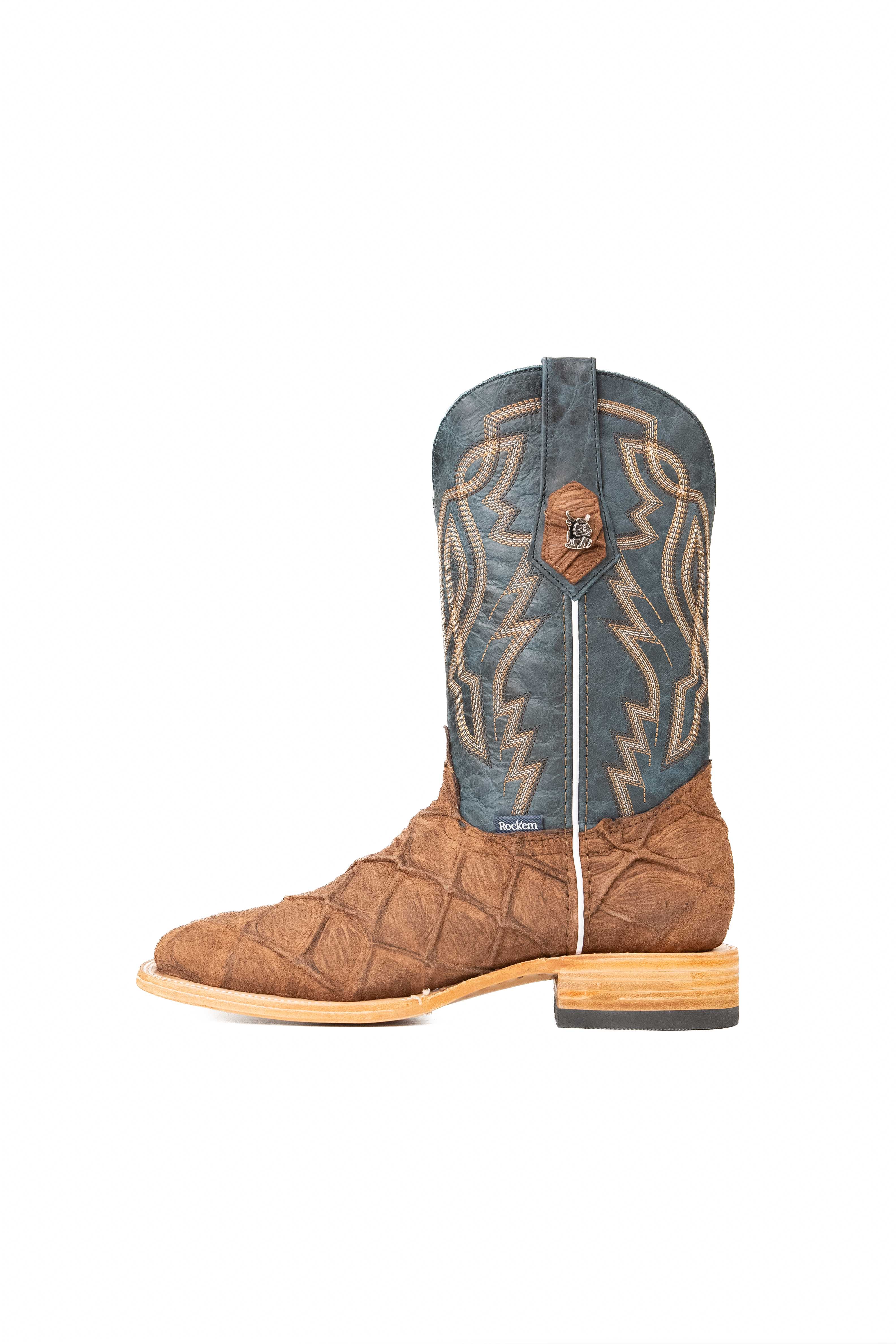 Renegate Big Bass Pirarucu Square Toe Cowboy Boot - Image 12