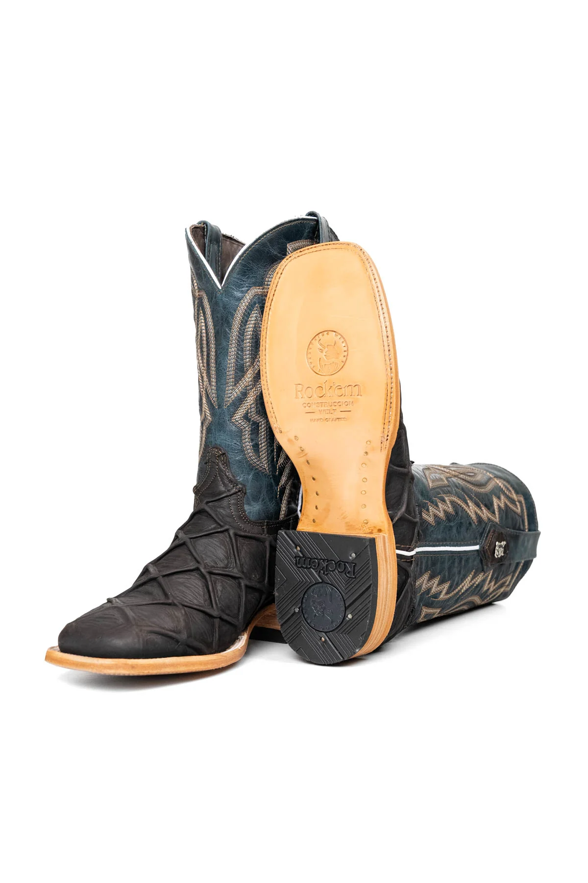 Renegate Big Bass Pirarucu Square Toe Cowboy Boot - Image 20