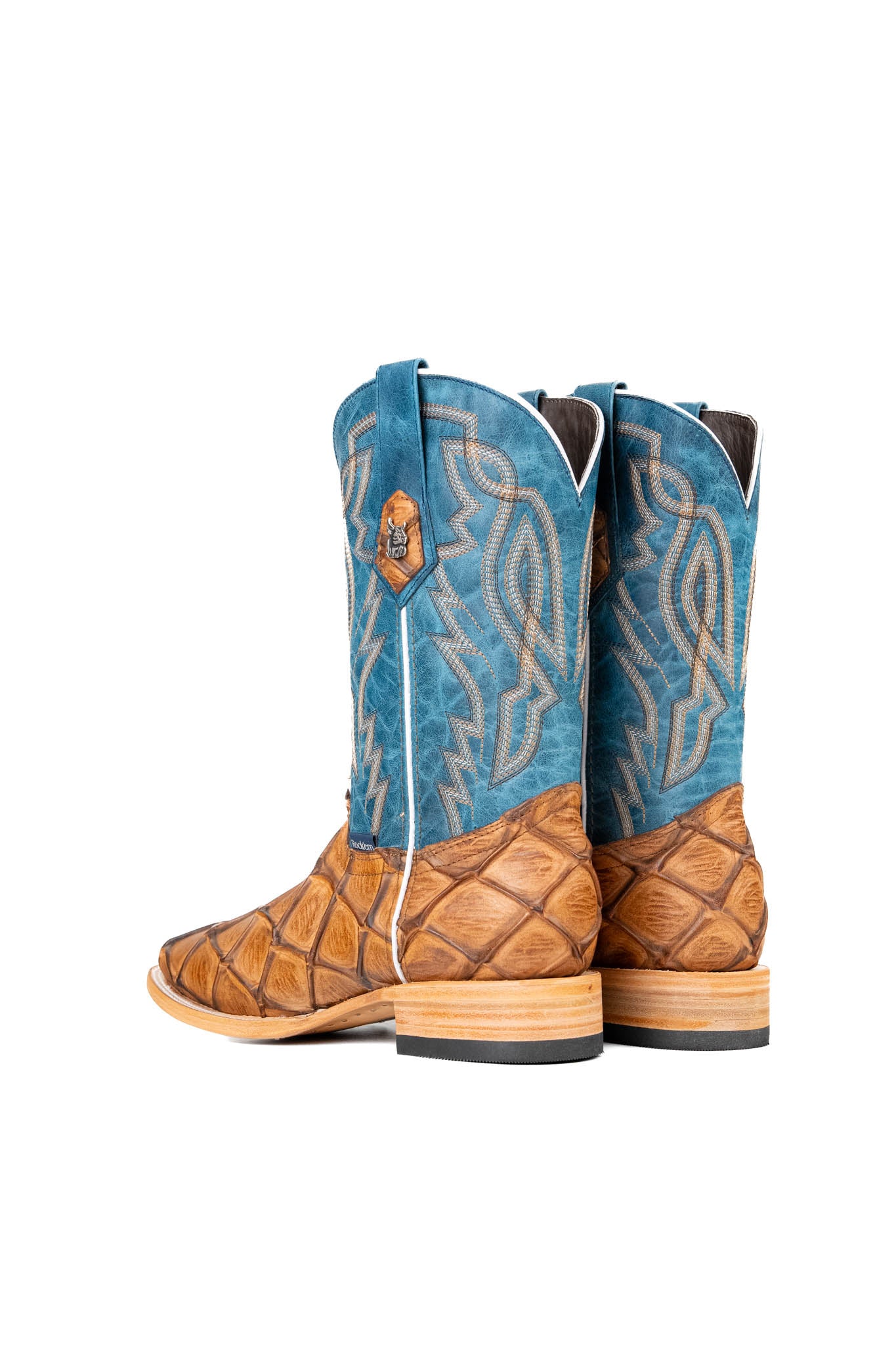 Renegate Big Bass Pirarucu Square Toe Cowboy Boot - Image 3
