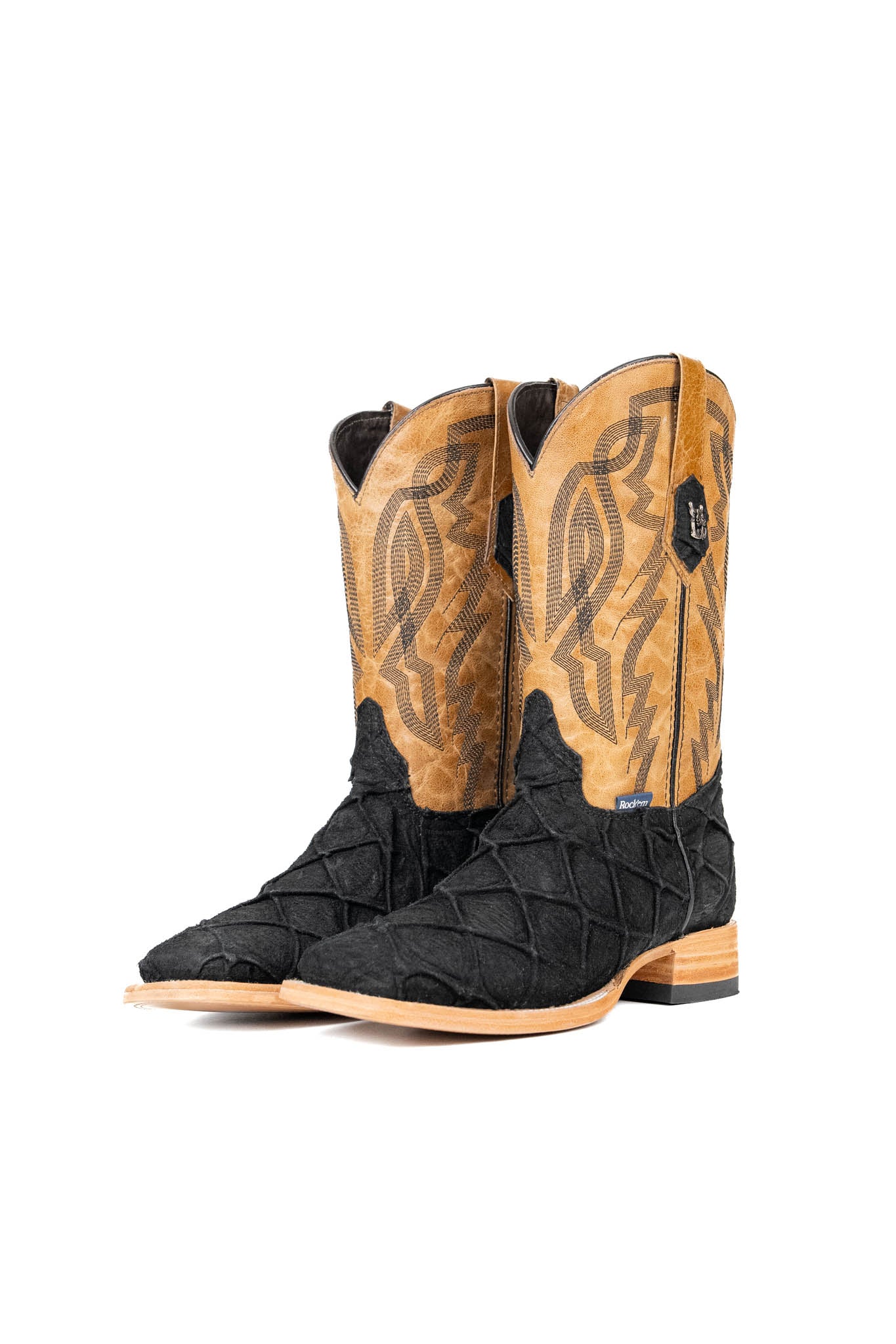 Renegate Big Bass Pirarucu Square Toe Cowboy Boot - Image 6