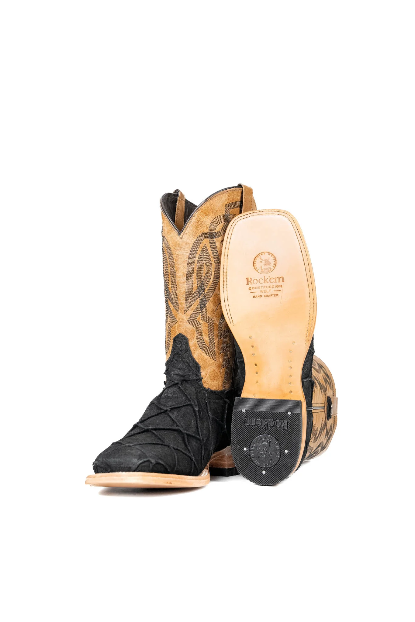 Renegate Big Bass Pirarucu Square Toe Cowboy Boot - Image 9