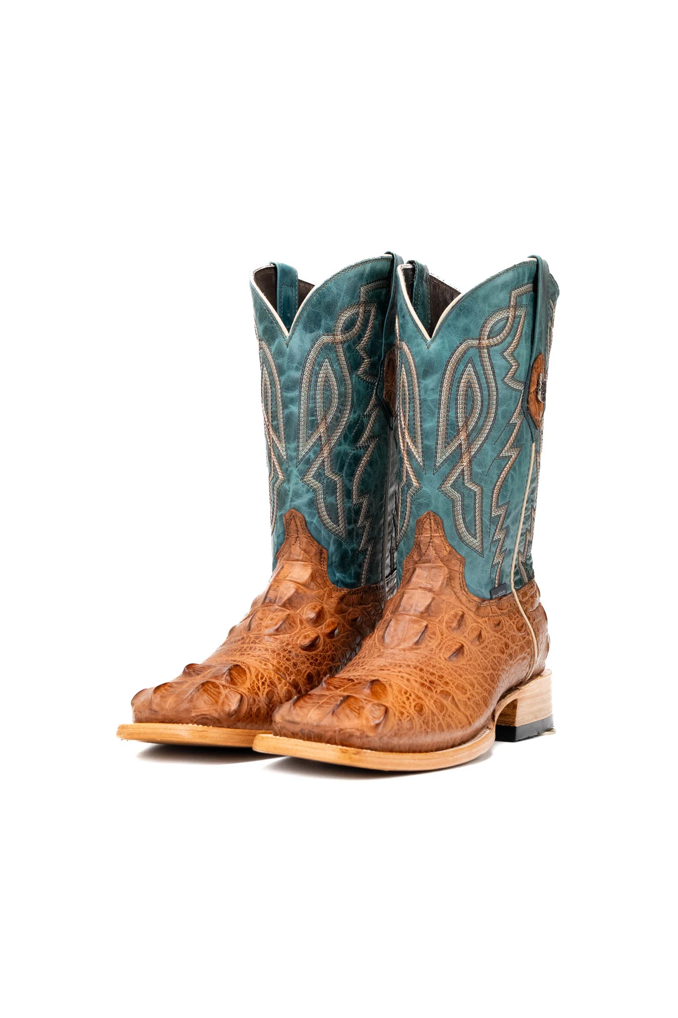 Renegate Giant Alligator Square Toe Cowboy Boot - Image 11