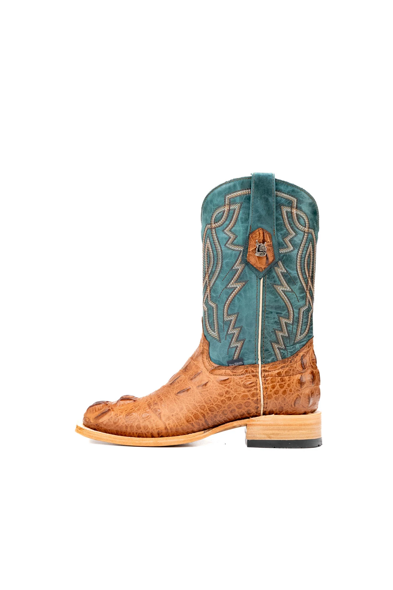 Renegate Giant Alligator Square Toe Cowboy Boot - Image 12
