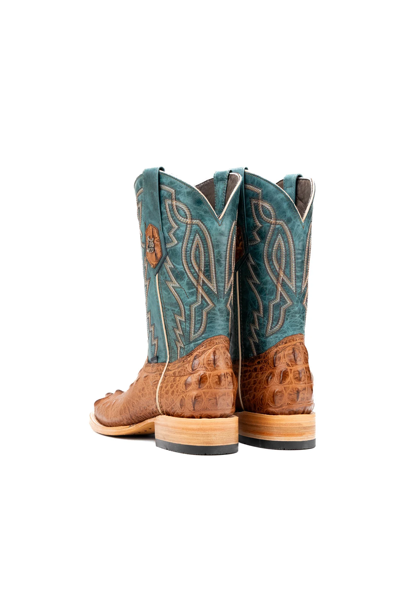 Renegate Giant Alligator Square Toe Cowboy Boot - Image 13