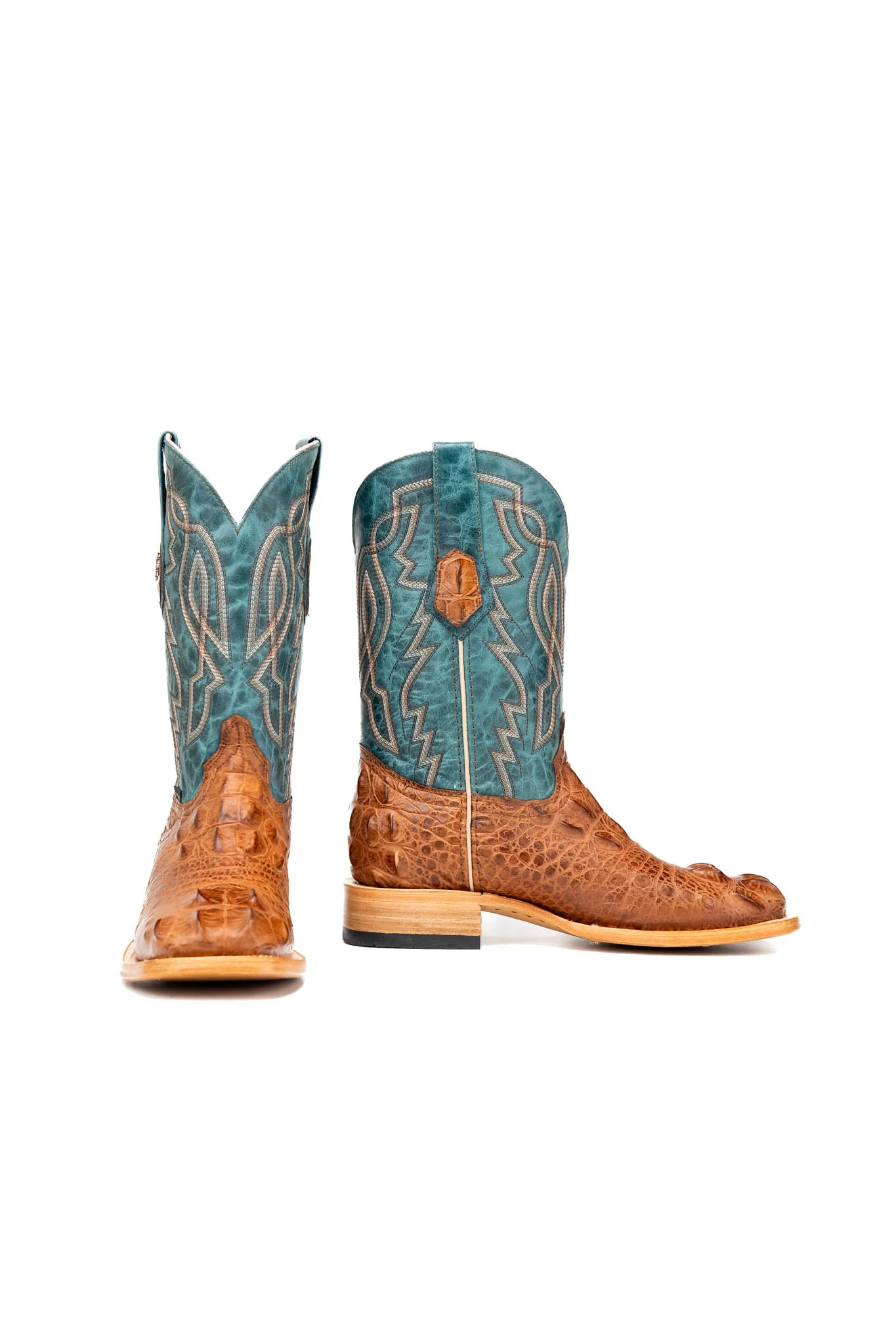 Renegate Giant Alligator Square Toe Cowboy Boot - Image 14