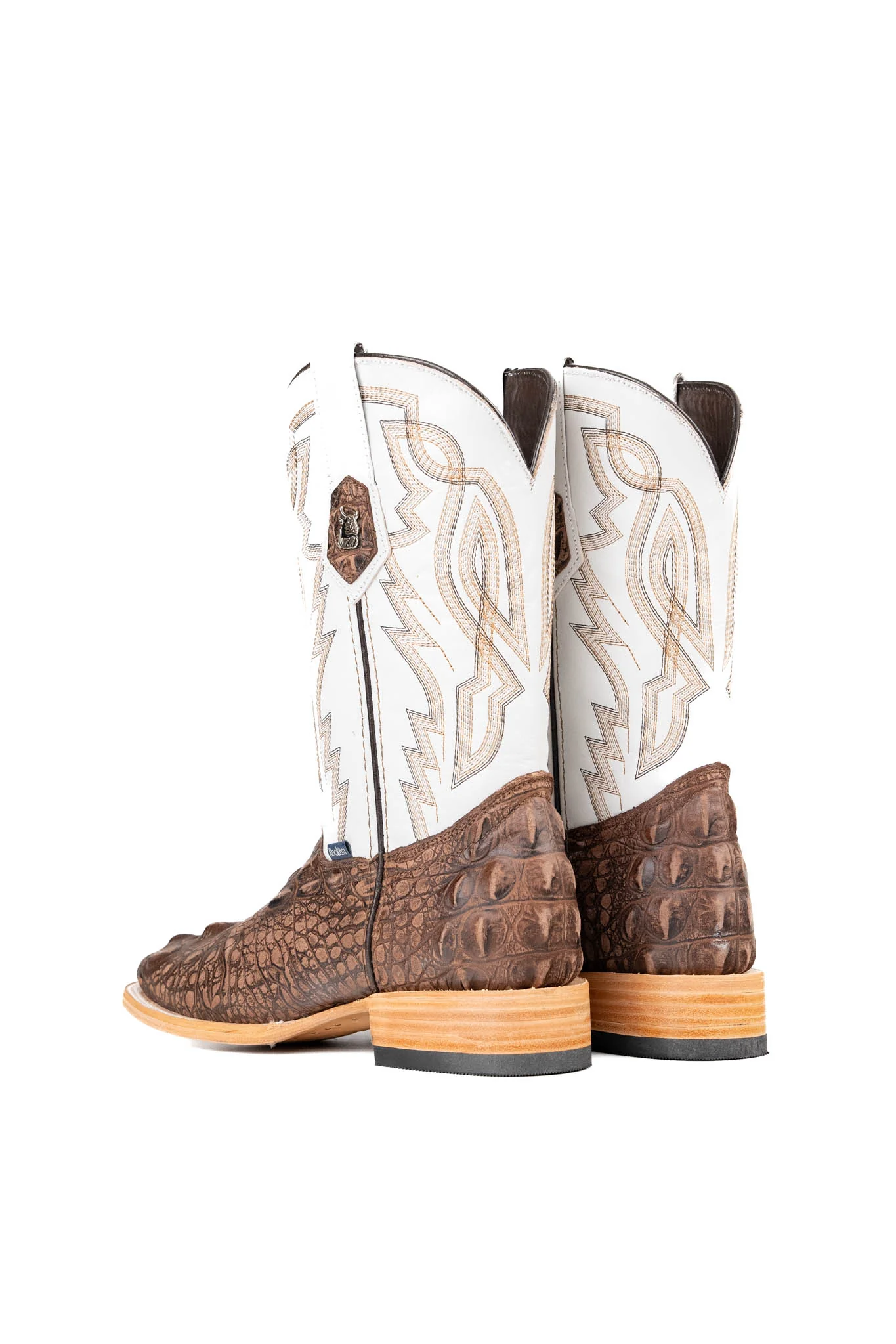 Renegate Giant Alligator Square Toe Cowboy Boot - Image 8
