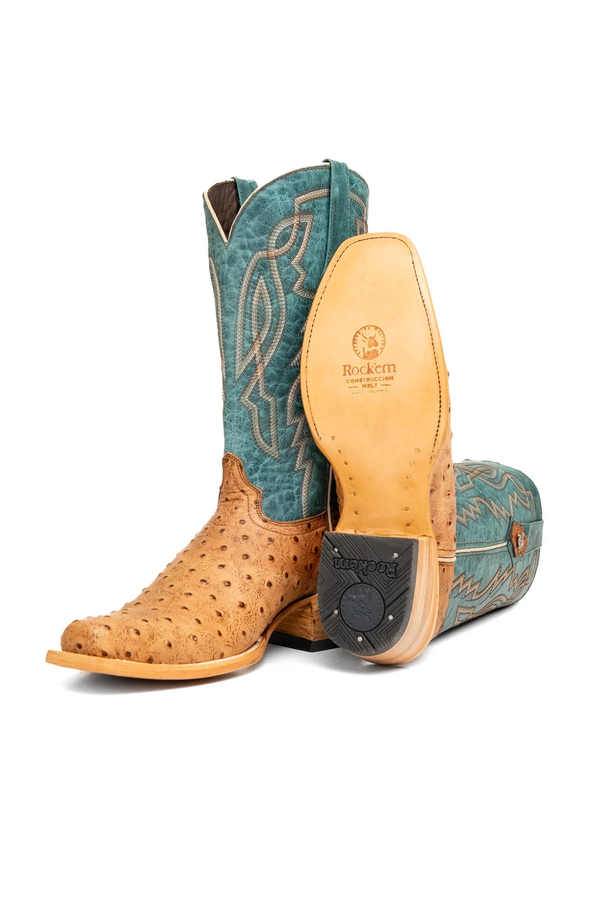 Renegate Ostrich Cutter Toe Cowboy Boot - Image 5