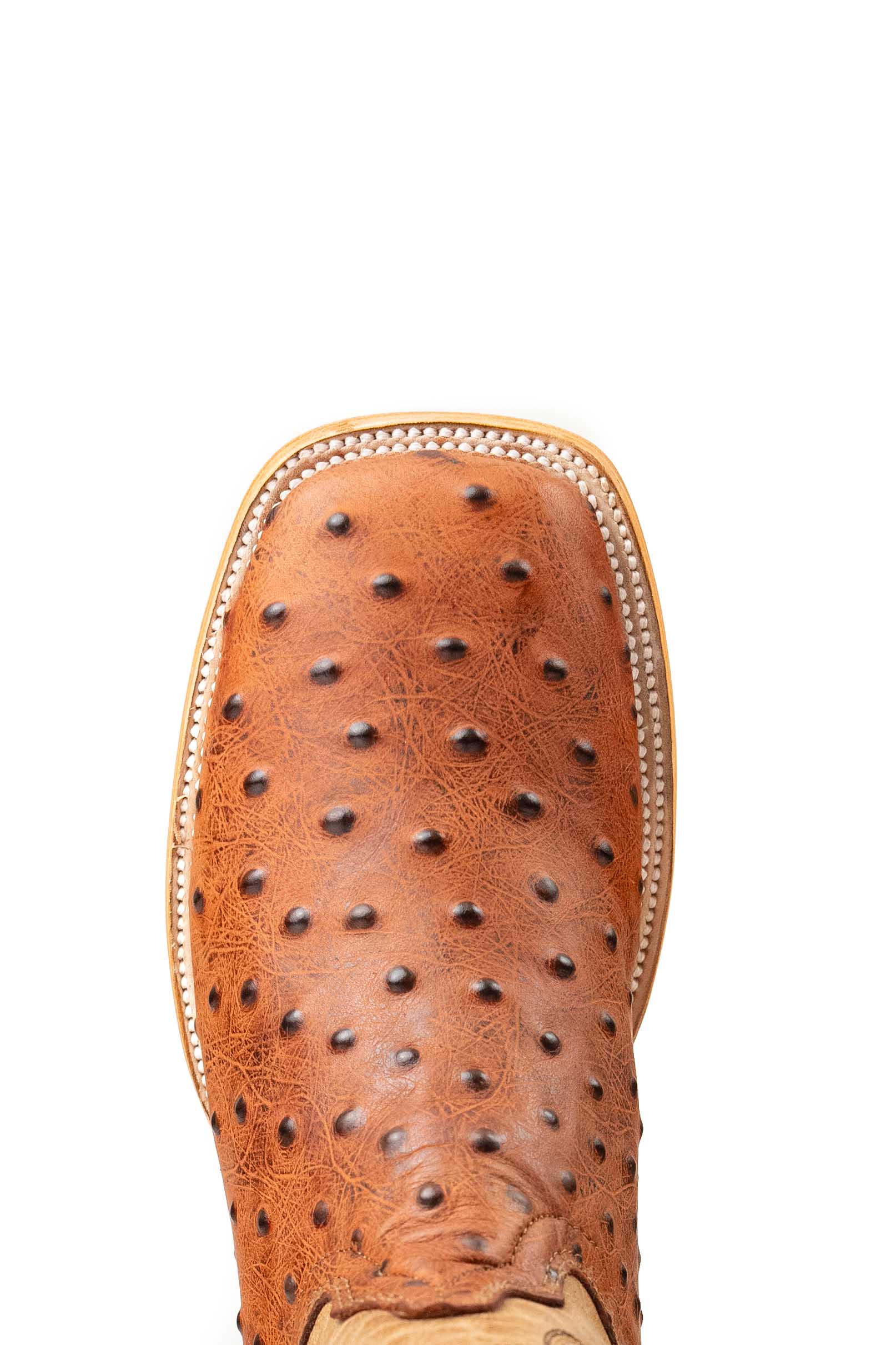 Renegate Ostrich Square Toe Cowboy Boot - Image 10