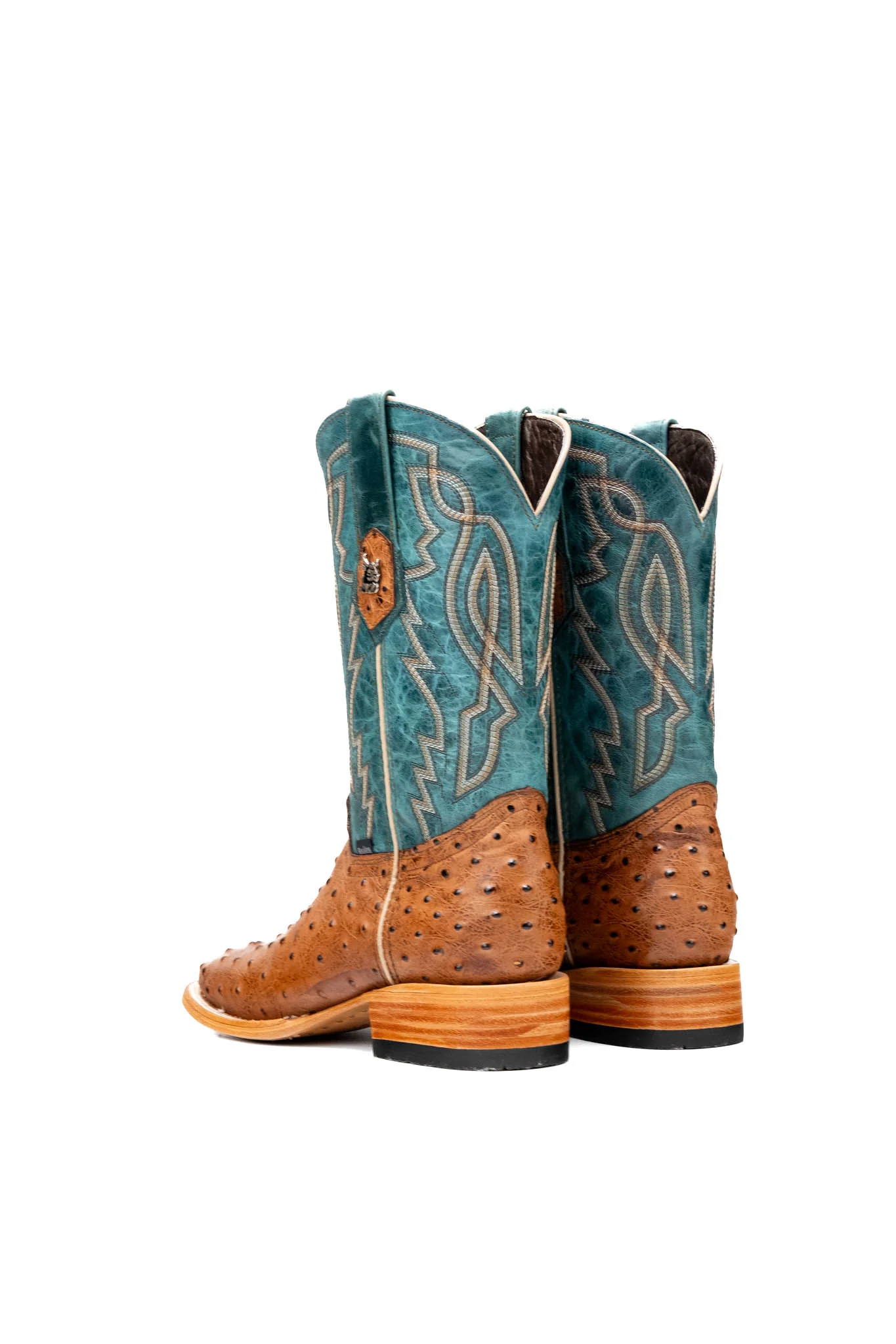 Renegate Ostrich Square Toe Cowboy Boot - Image 19
