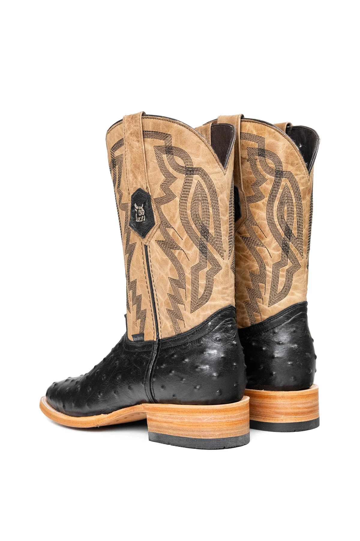 Renegate Ostrich Square Toe Cowboy Boot - Image 25