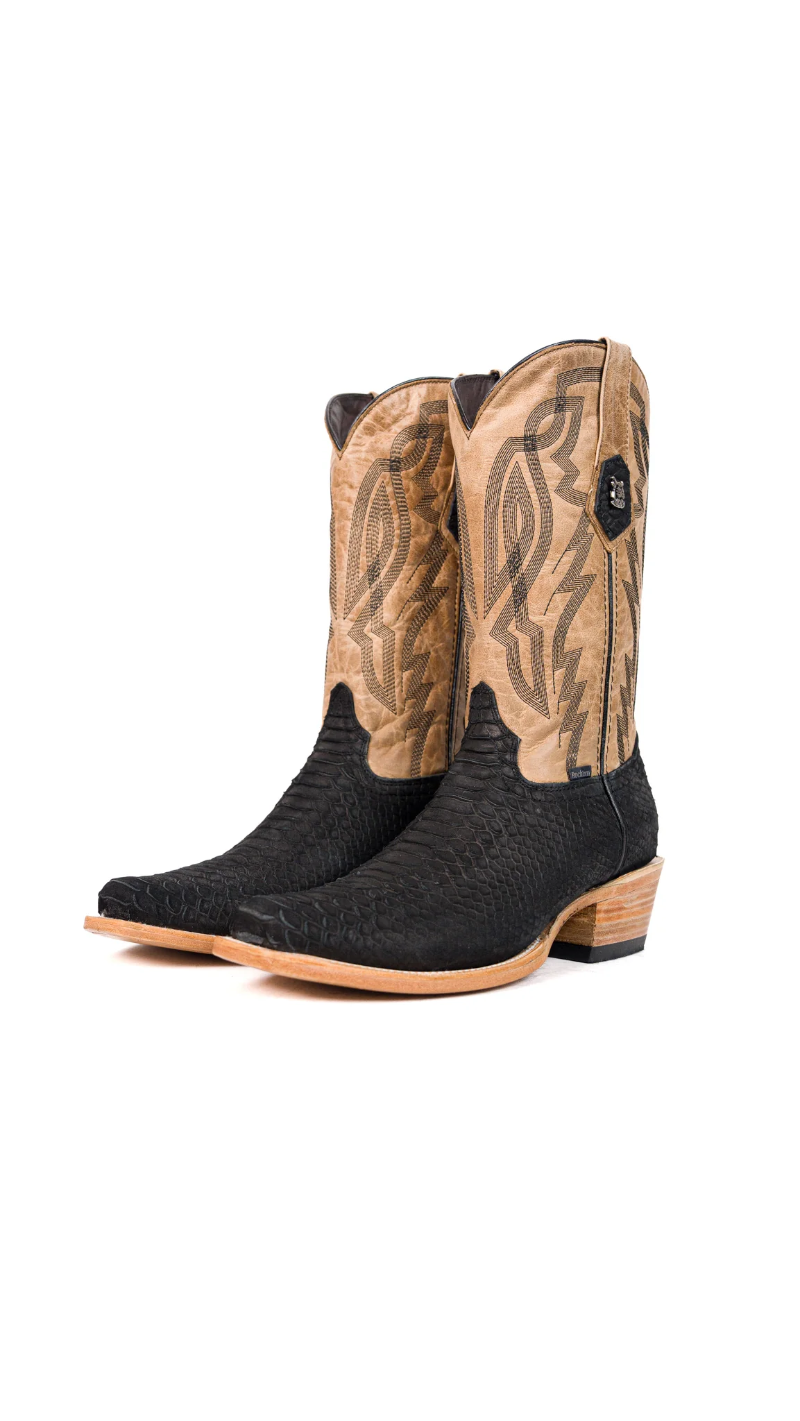 Renegate Python Cutter Toe Cowboy Boot - Image 11