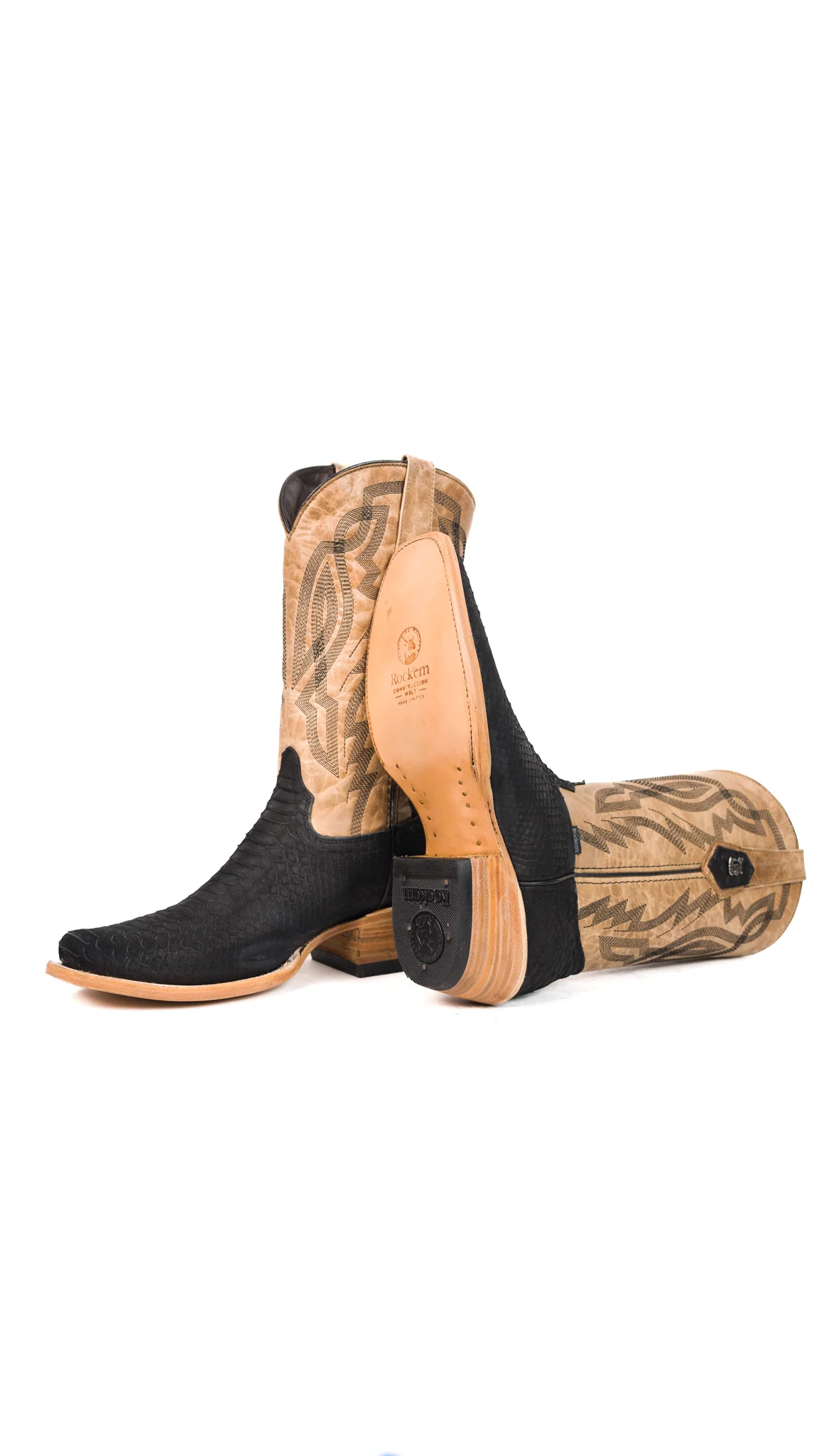 Renegate Python Cutter Toe Cowboy Boot - Image 14