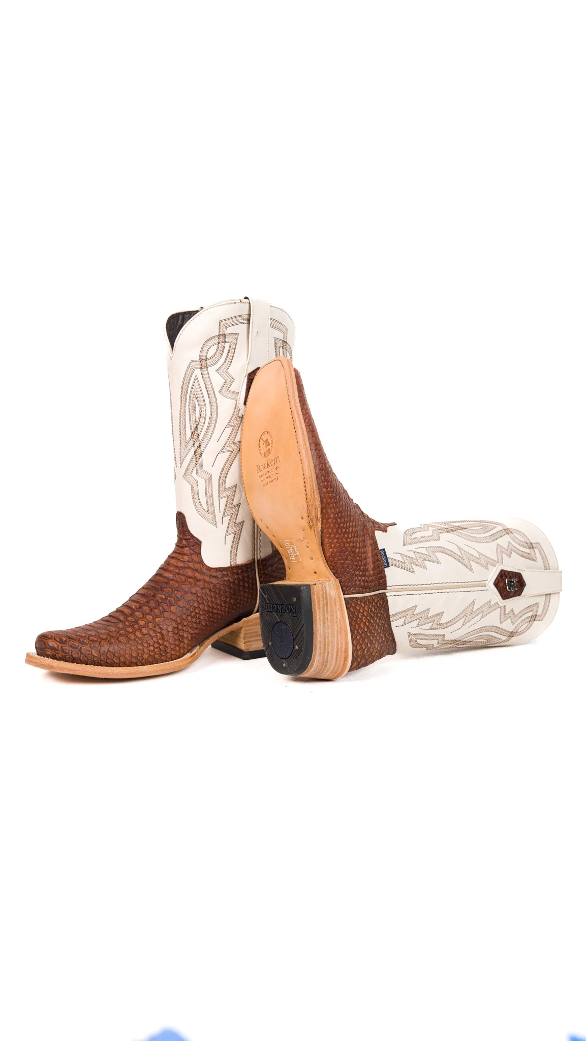 Renegate Python Cutter Toe Cowboy Boot - Image 18