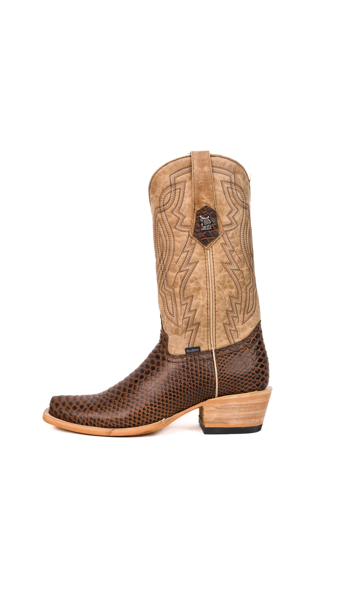 Renegate Python Cutter Toe Cowboy Boot - Image 3