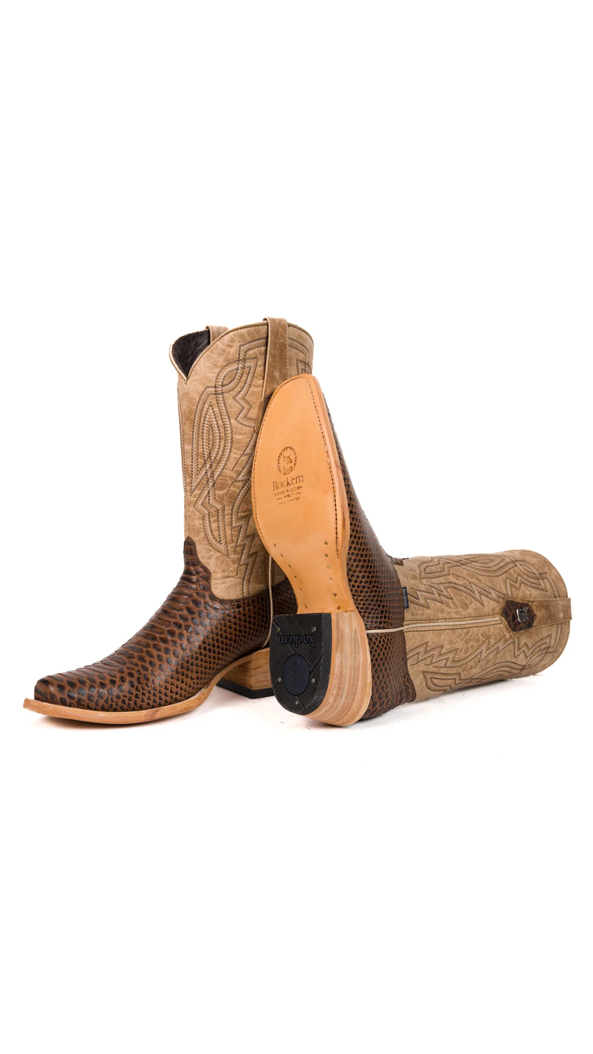 Renegate Python Cutter Toe Cowboy Boot - Image 4