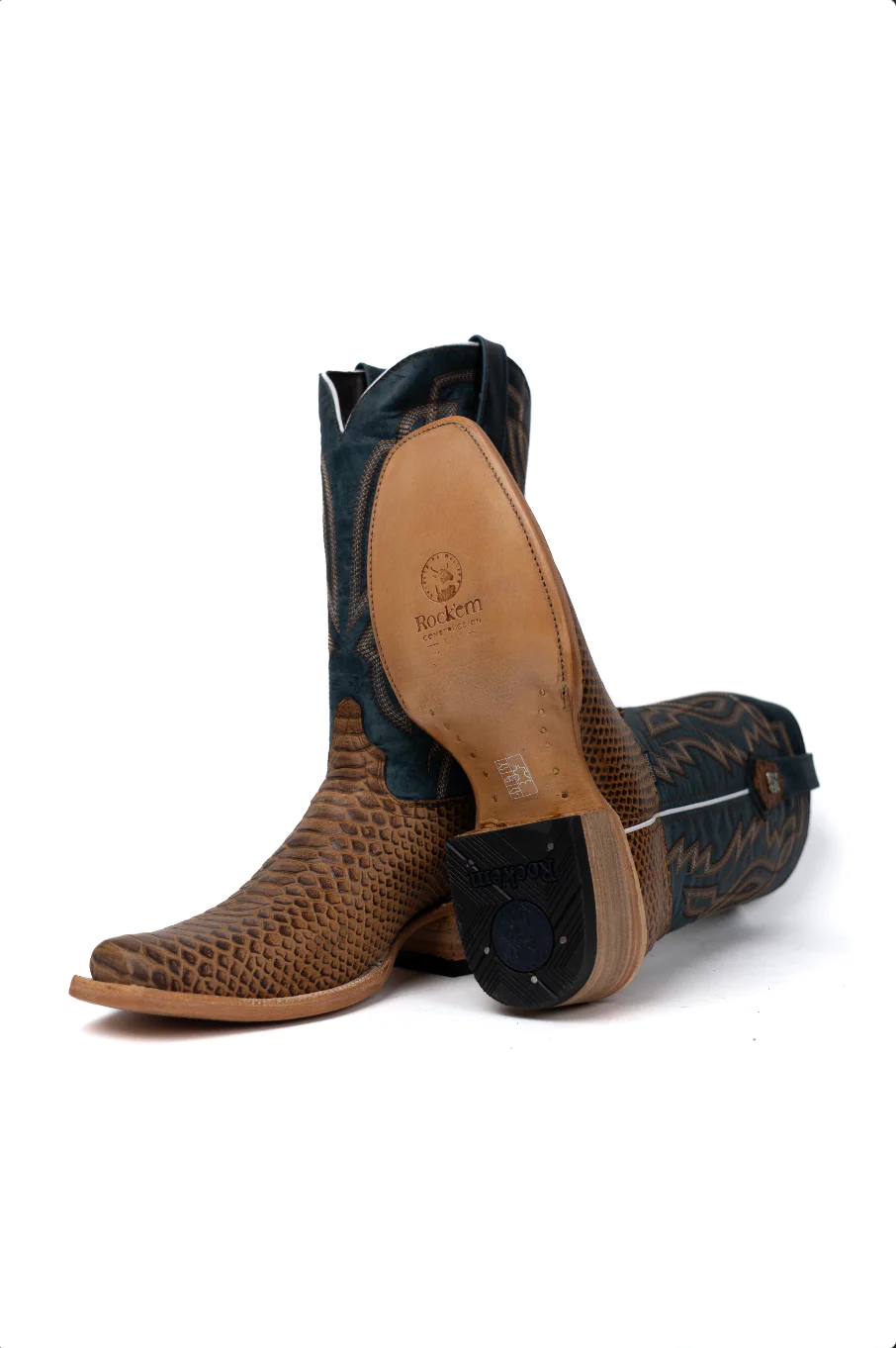 Renegate Python Cutter Toe Cowboy Boot - Image 8