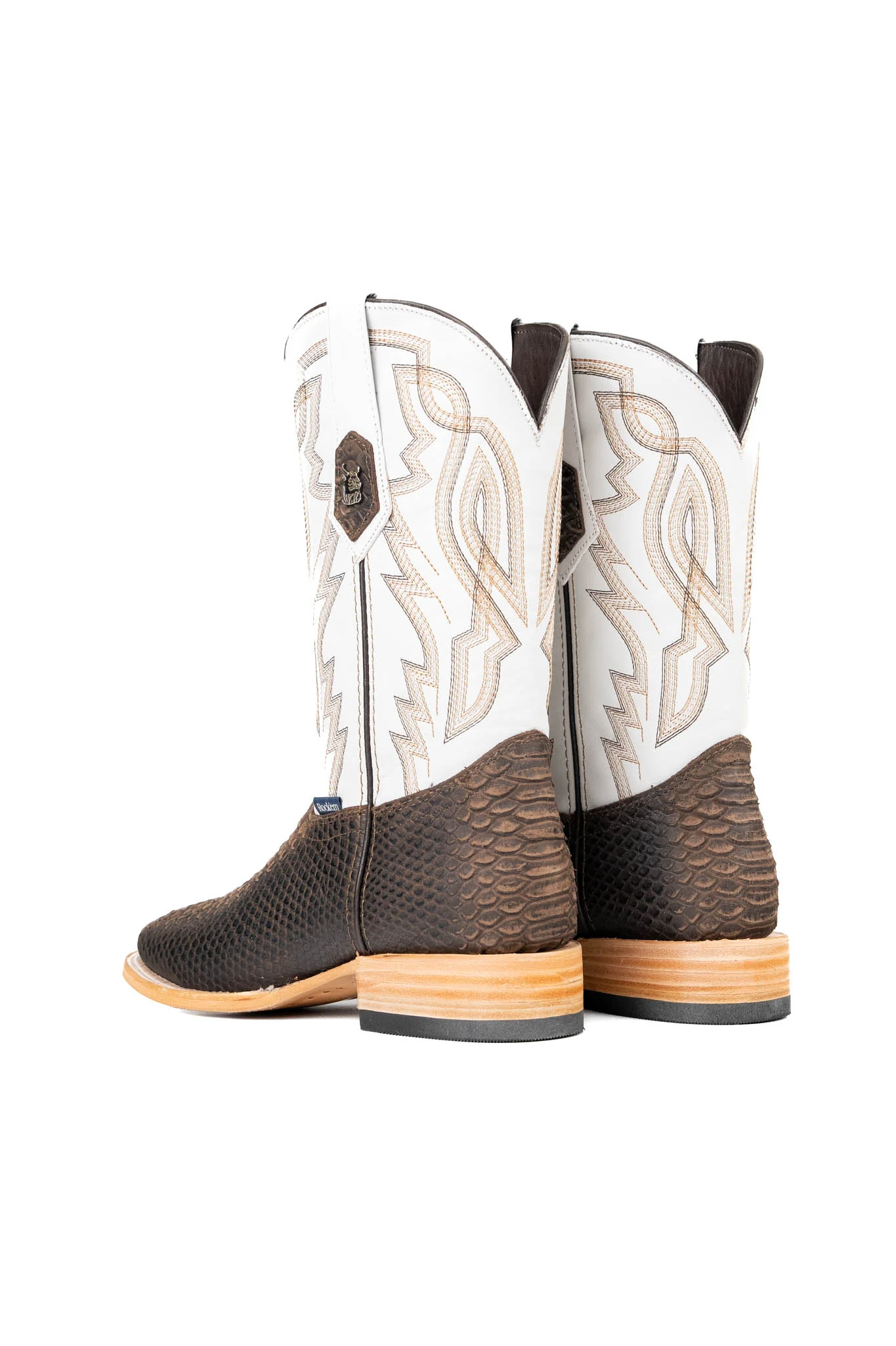 Renegate Python Square Toe Cowboy Boot - Image 13