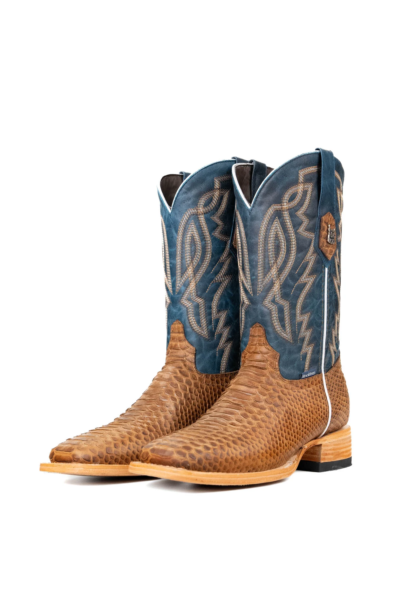 Renegate Python Square Toe Cowboy Boot - Image 16