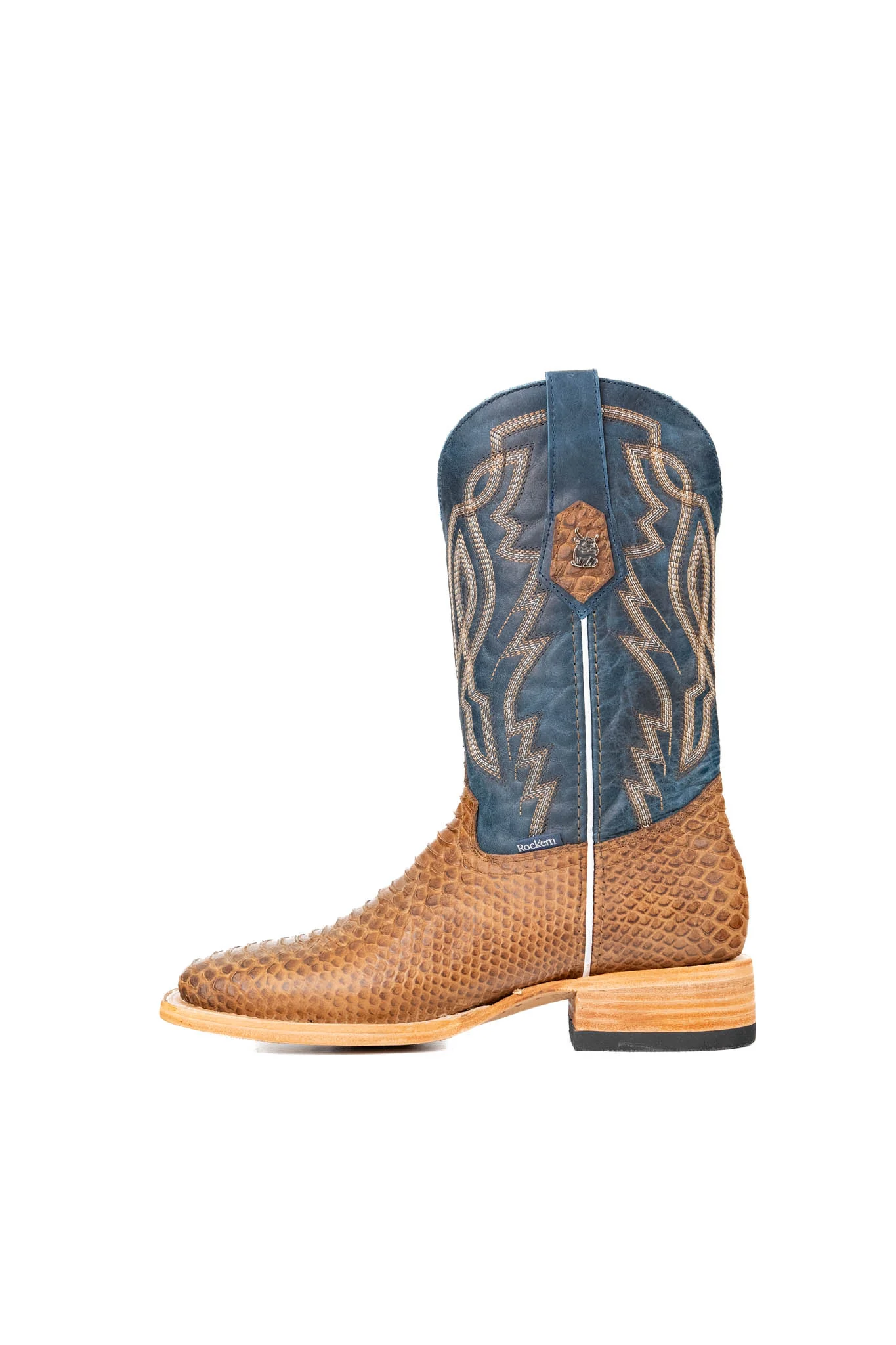 Renegate Python Square Toe Cowboy Boot - Image 17
