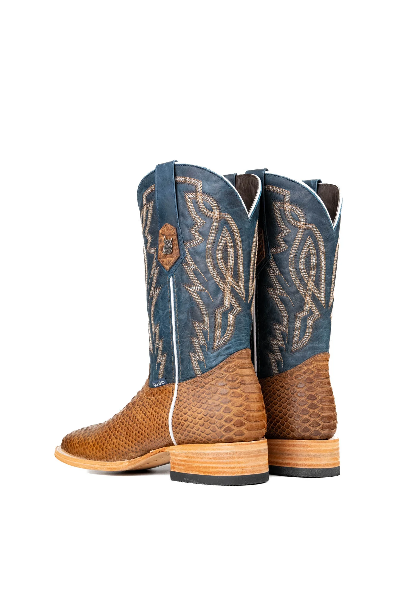 Renegate Python Square Toe Cowboy Boot - Image 18