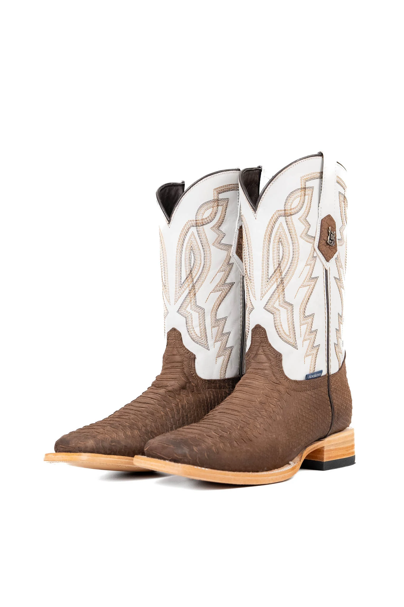 Renegate Python Square Toe Cowboy Boot - Image 21