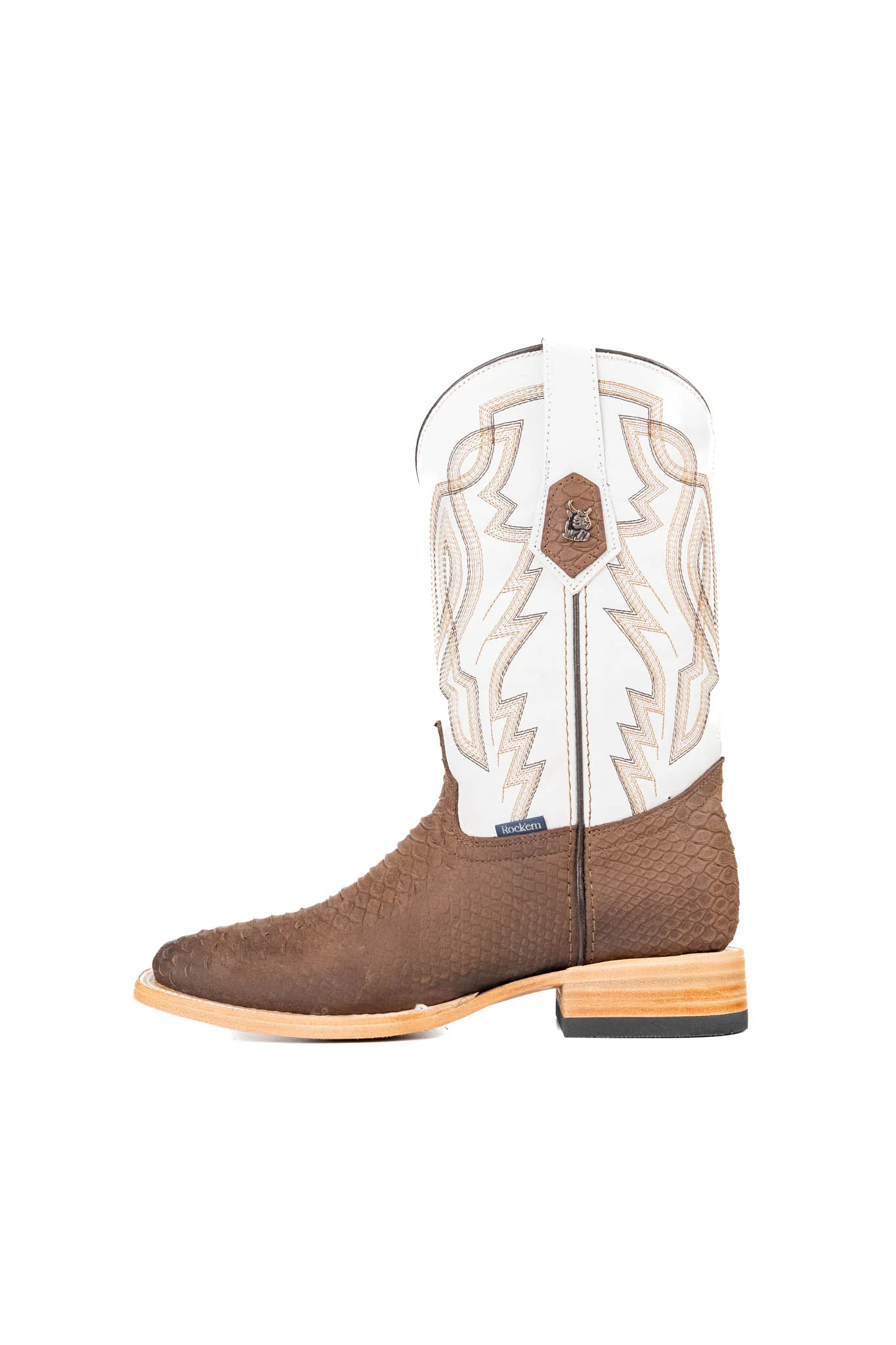 Renegate Python Square Toe Cowboy Boot - Image 22