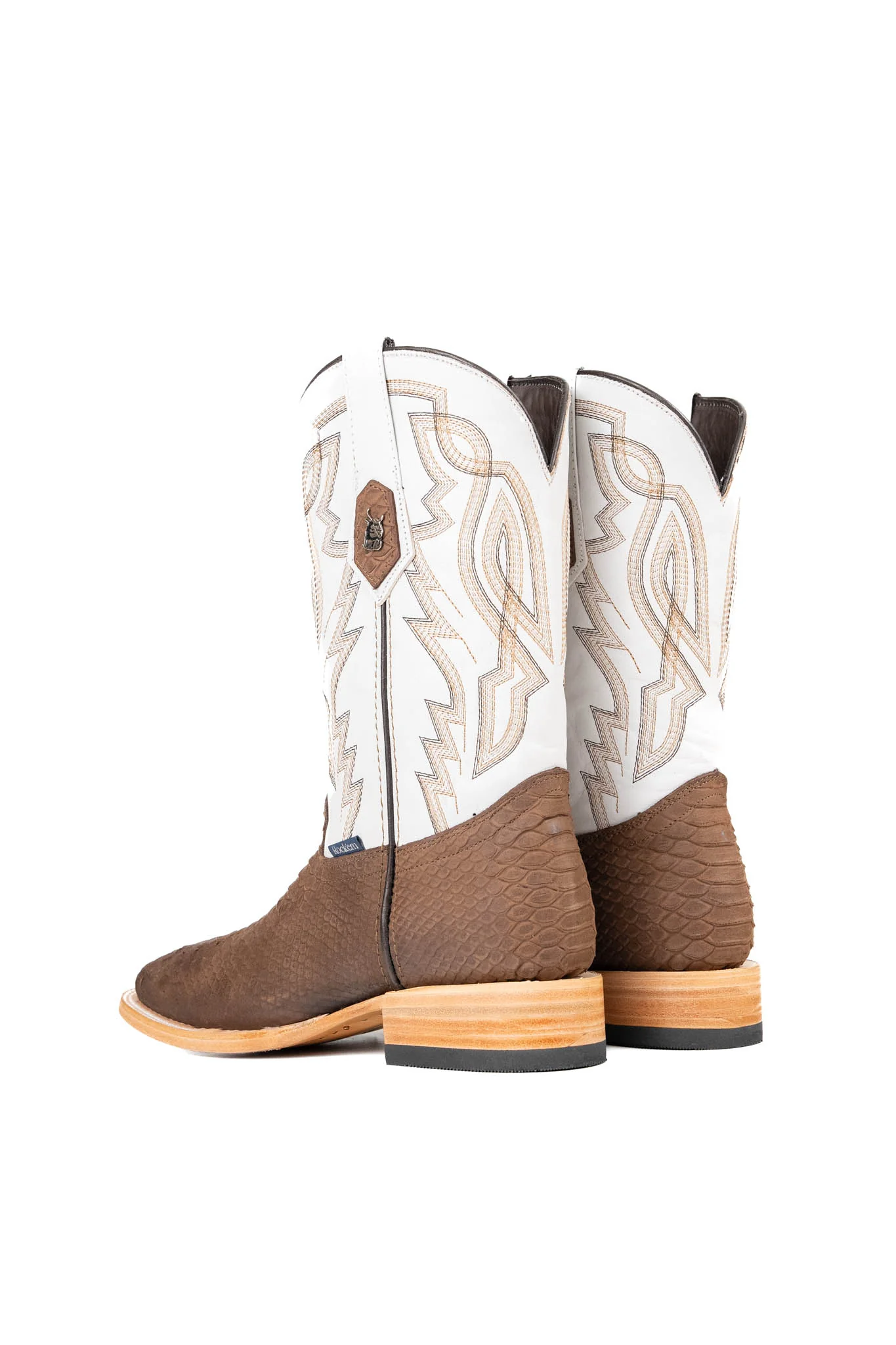 Renegate Python Square Toe Cowboy Boot - Image 23