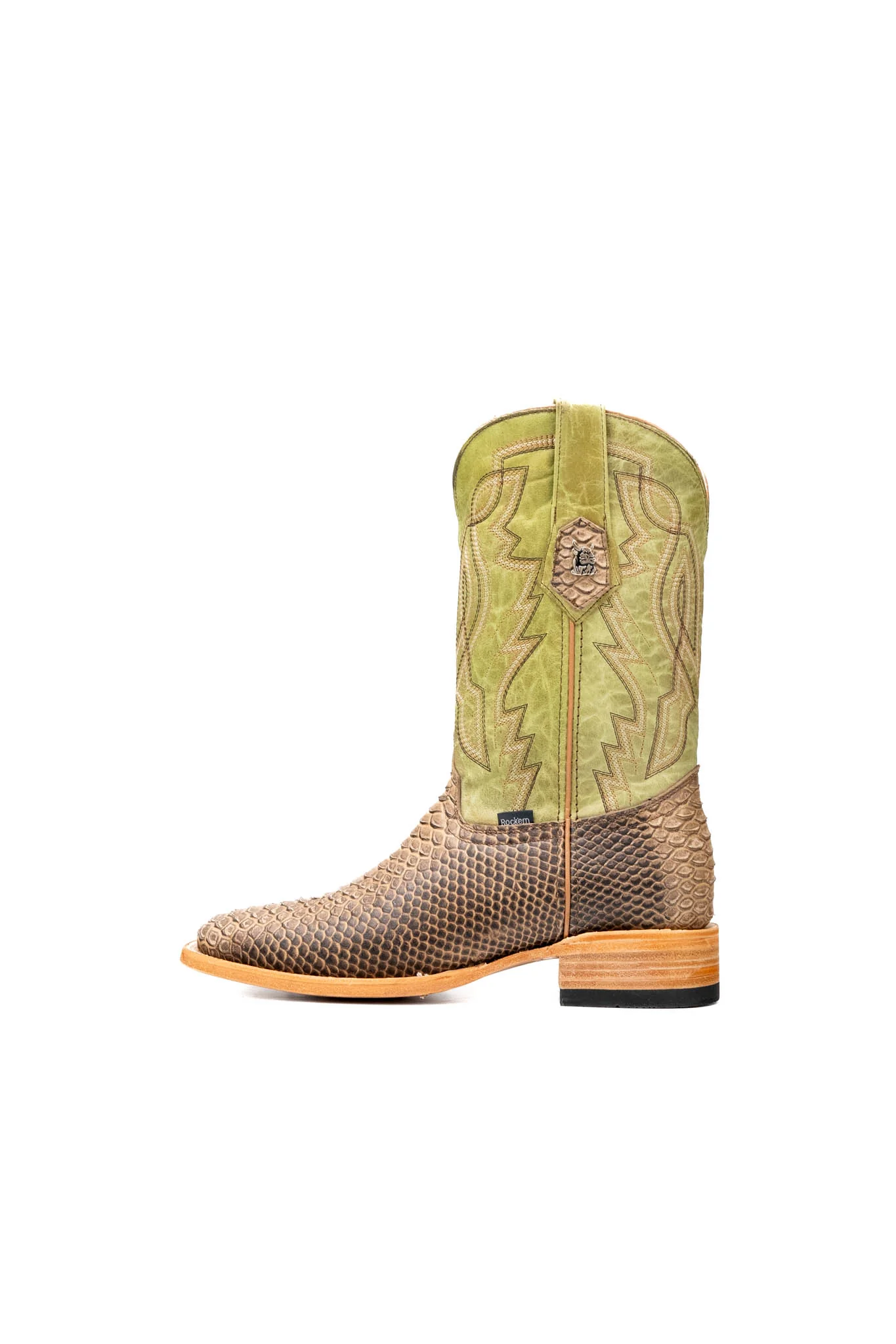 Renegate Python Square Toe Cowboy Boot - Image 27