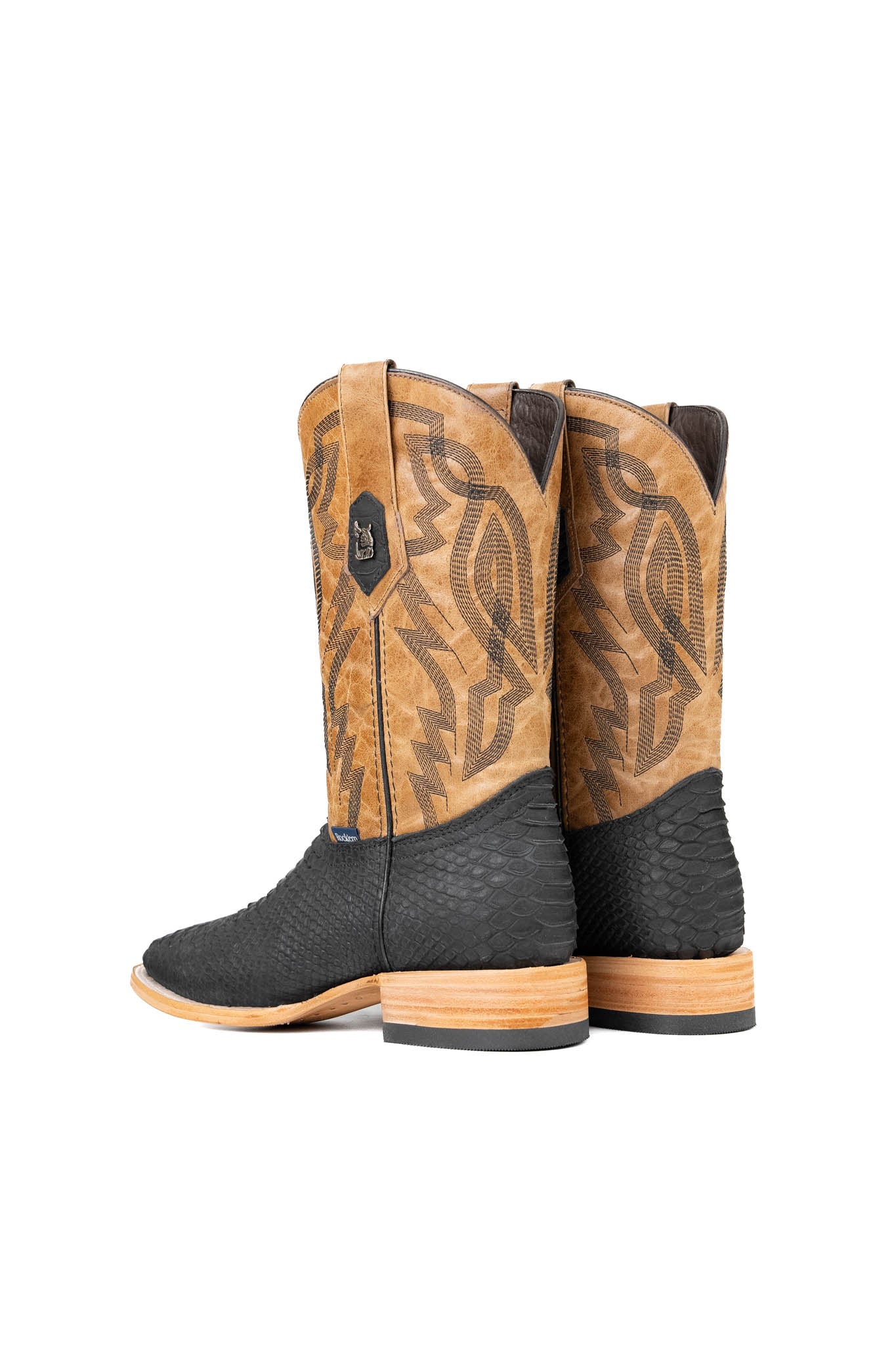 Renegate Python Square Toe Cowboy Boot - Image 3