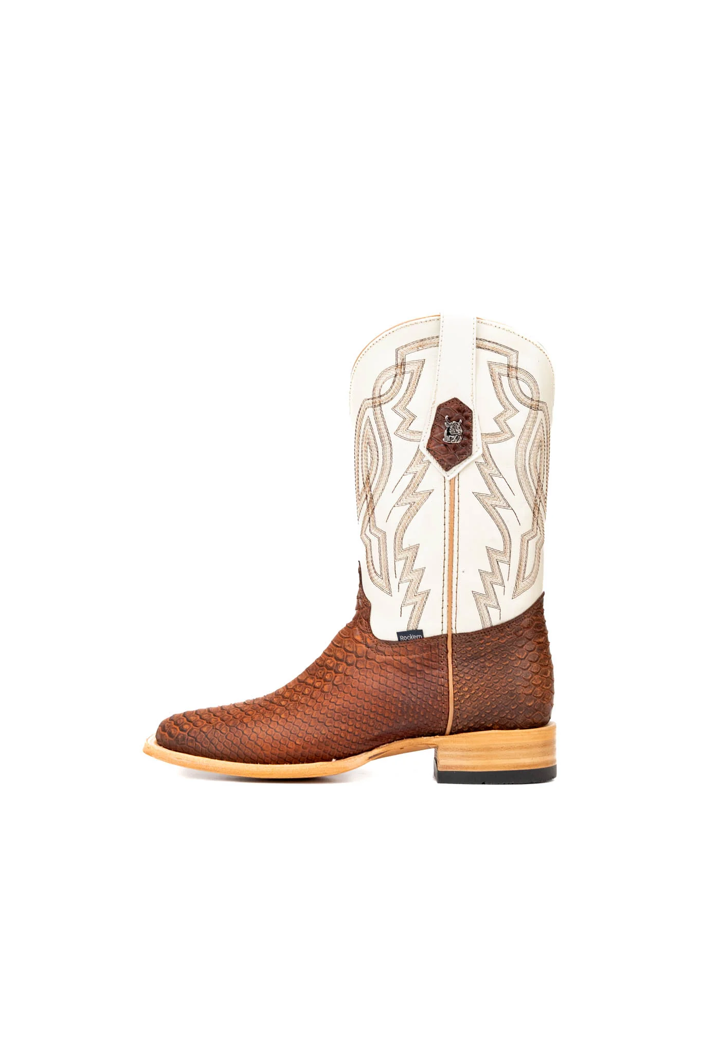 Renegate Python Square Toe Cowboy Boot - Image 33