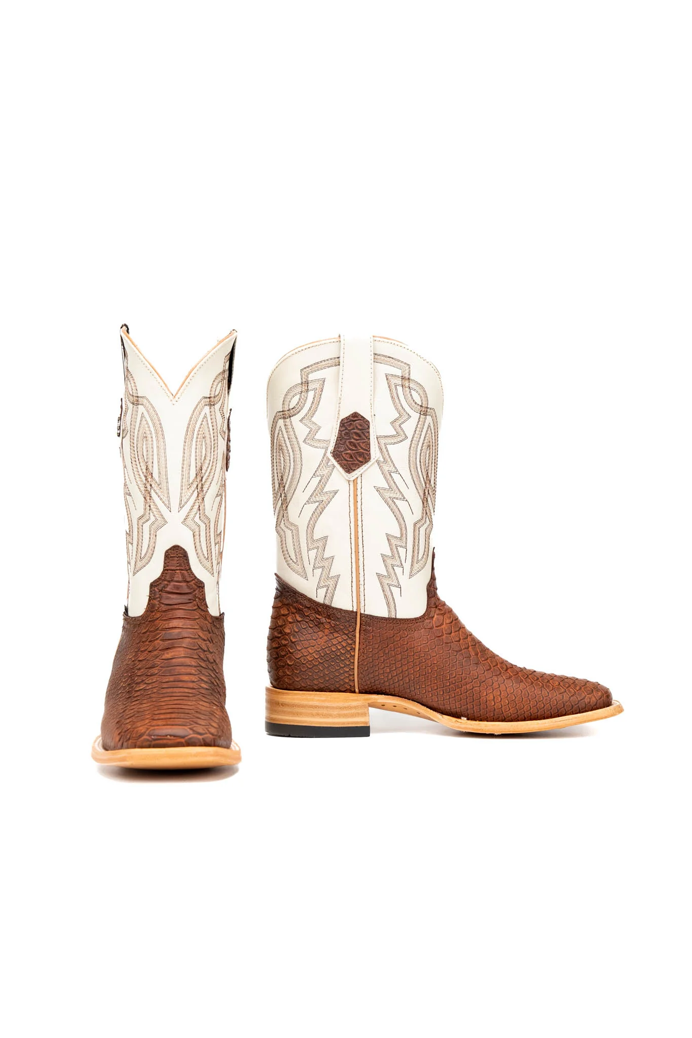 Renegate Python Square Toe Cowboy Boot - Image 35
