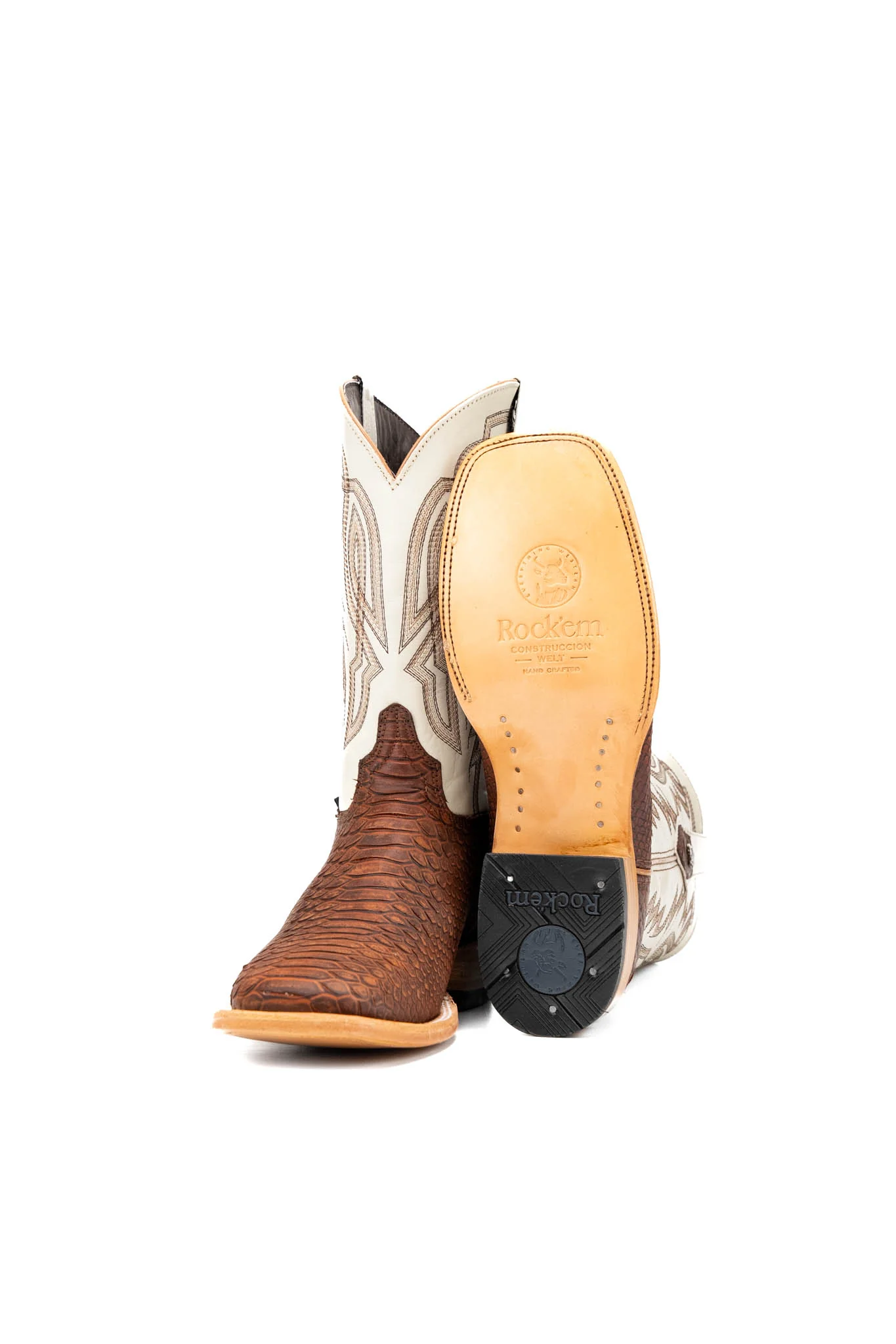 Renegate Python Square Toe Cowboy Boot - Image 36